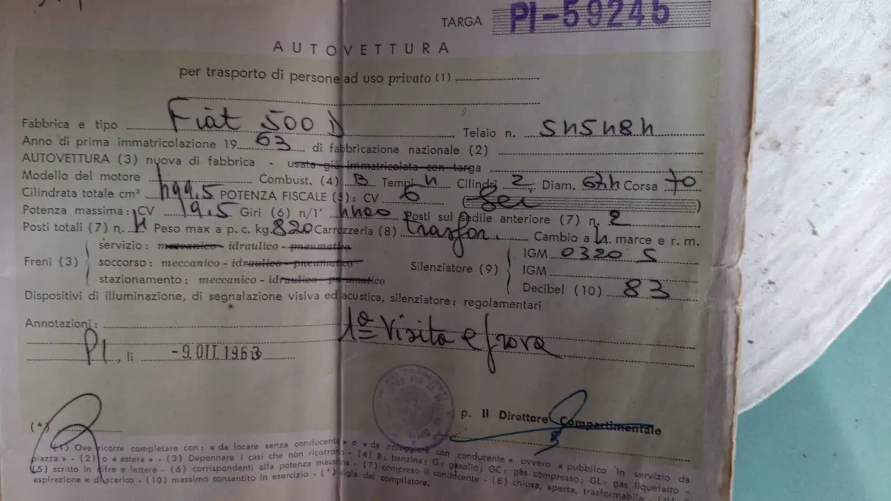 Fiat 500 D, foto 2