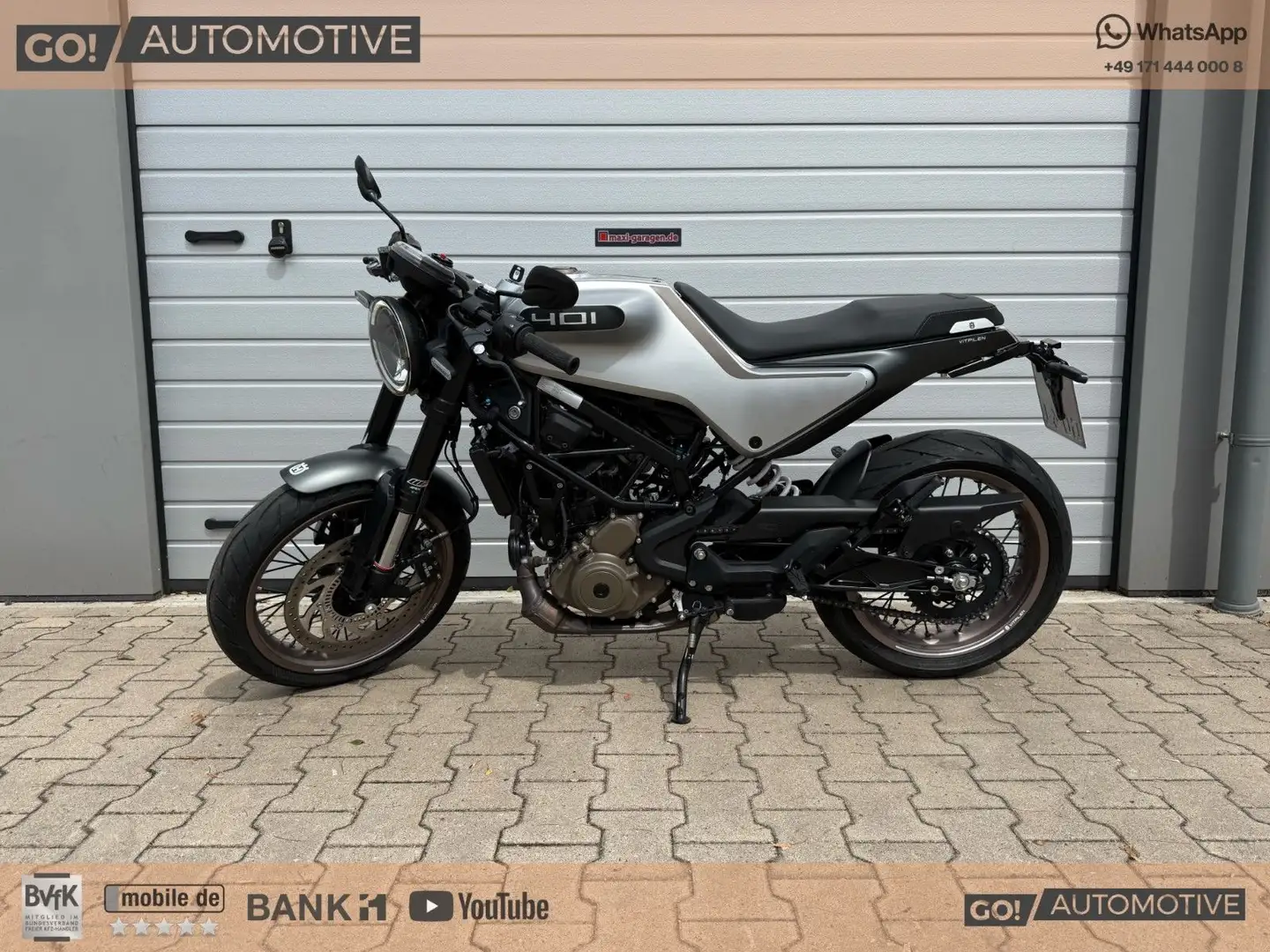 Husqvarna Vitpilen 401, erst 4.400 KM, sehr gepflegt, TOP! - 1