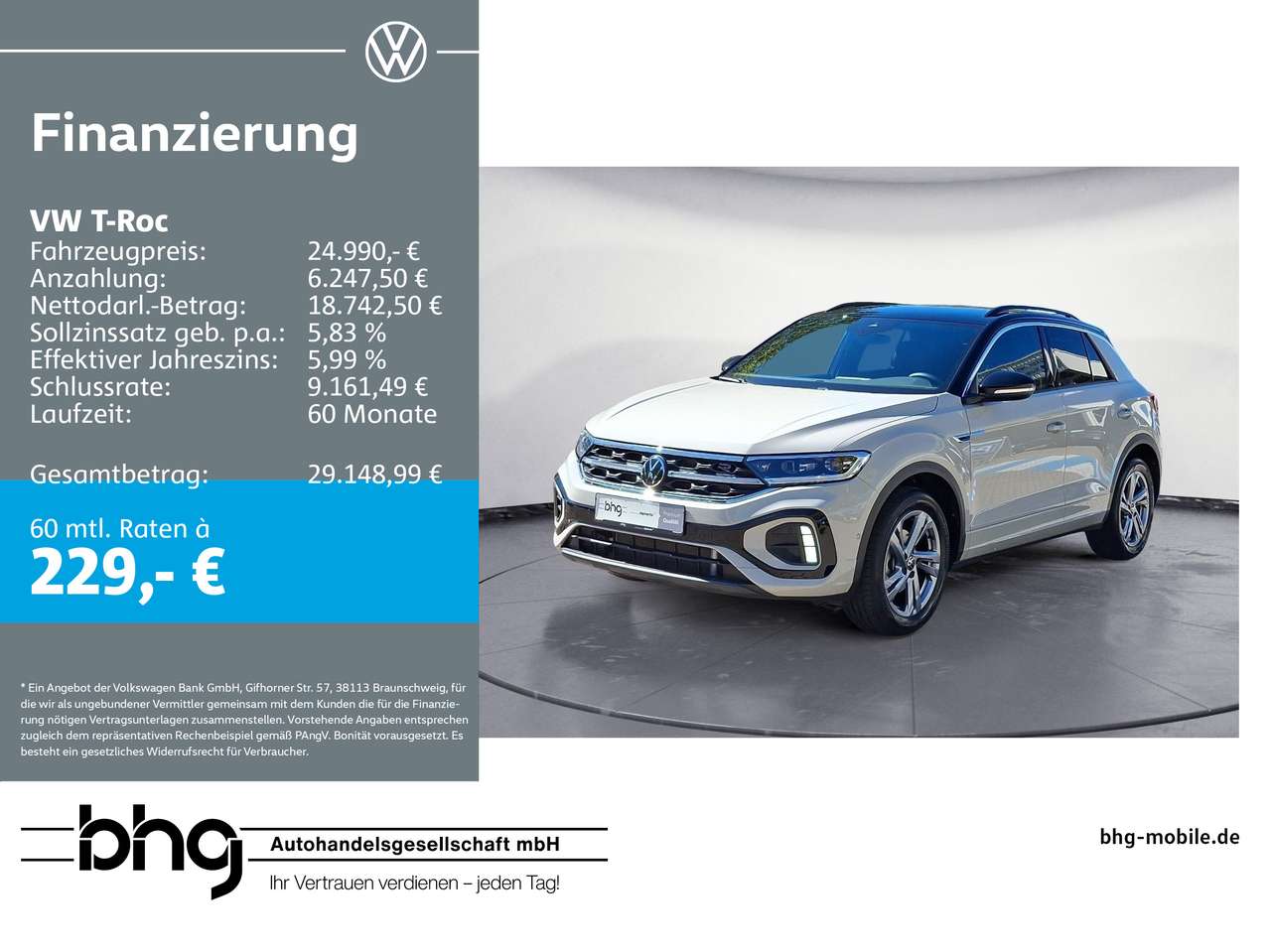 Volkswagen T-Roc — Volkswagen T-Roc 1.5 TSI DSG R-Line