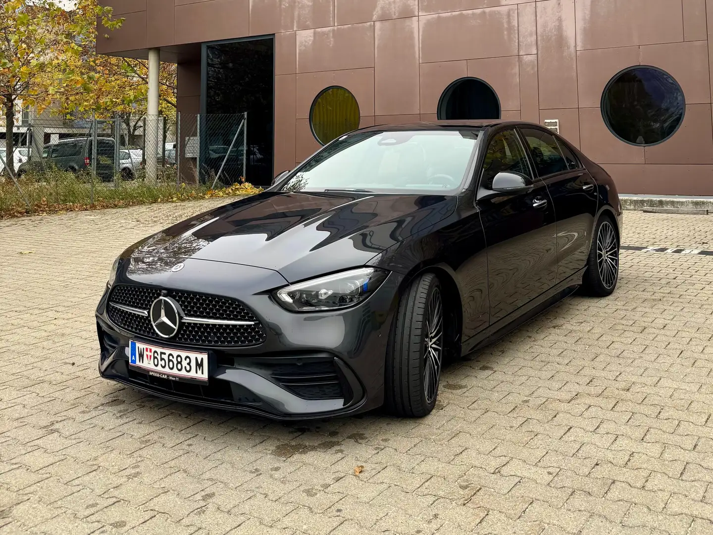 Mercedes-Benz C 200 AMG Line | Night-Paket | Panorama|360°| Head-Up Grau - 2