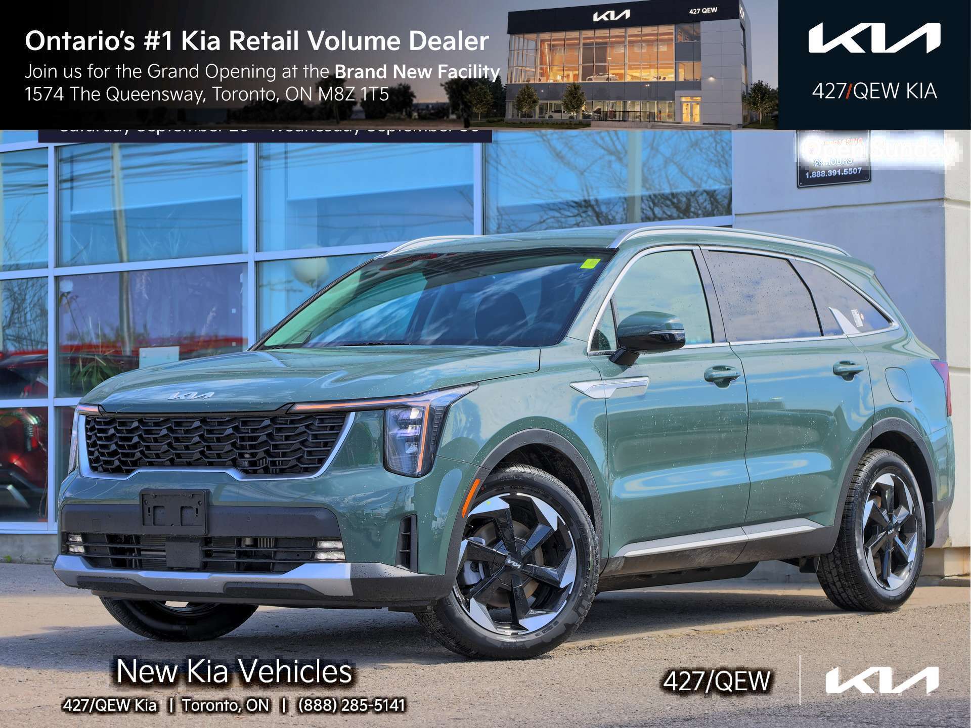 Green 2026 Kia Sorento Plug-In Hybrid SUV / Crossover 6-Speed Automatic