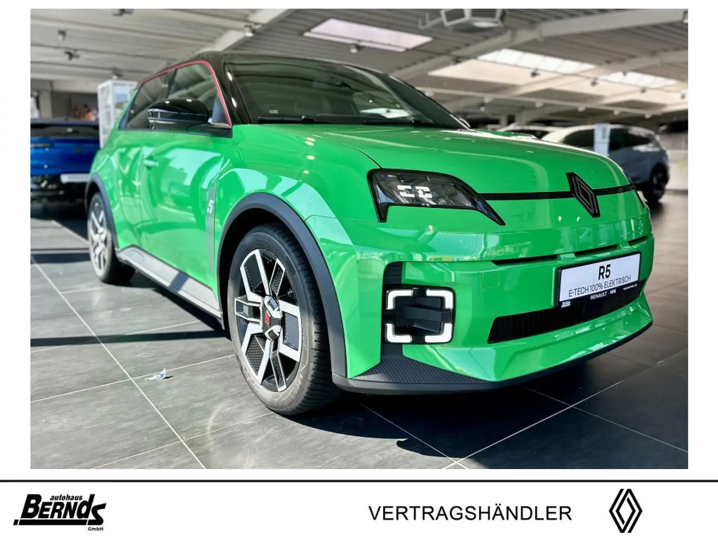 Renault R 5 E-Tech Techno 120 Urban Range GOOGLE NAVISYS. LED Vert - 2