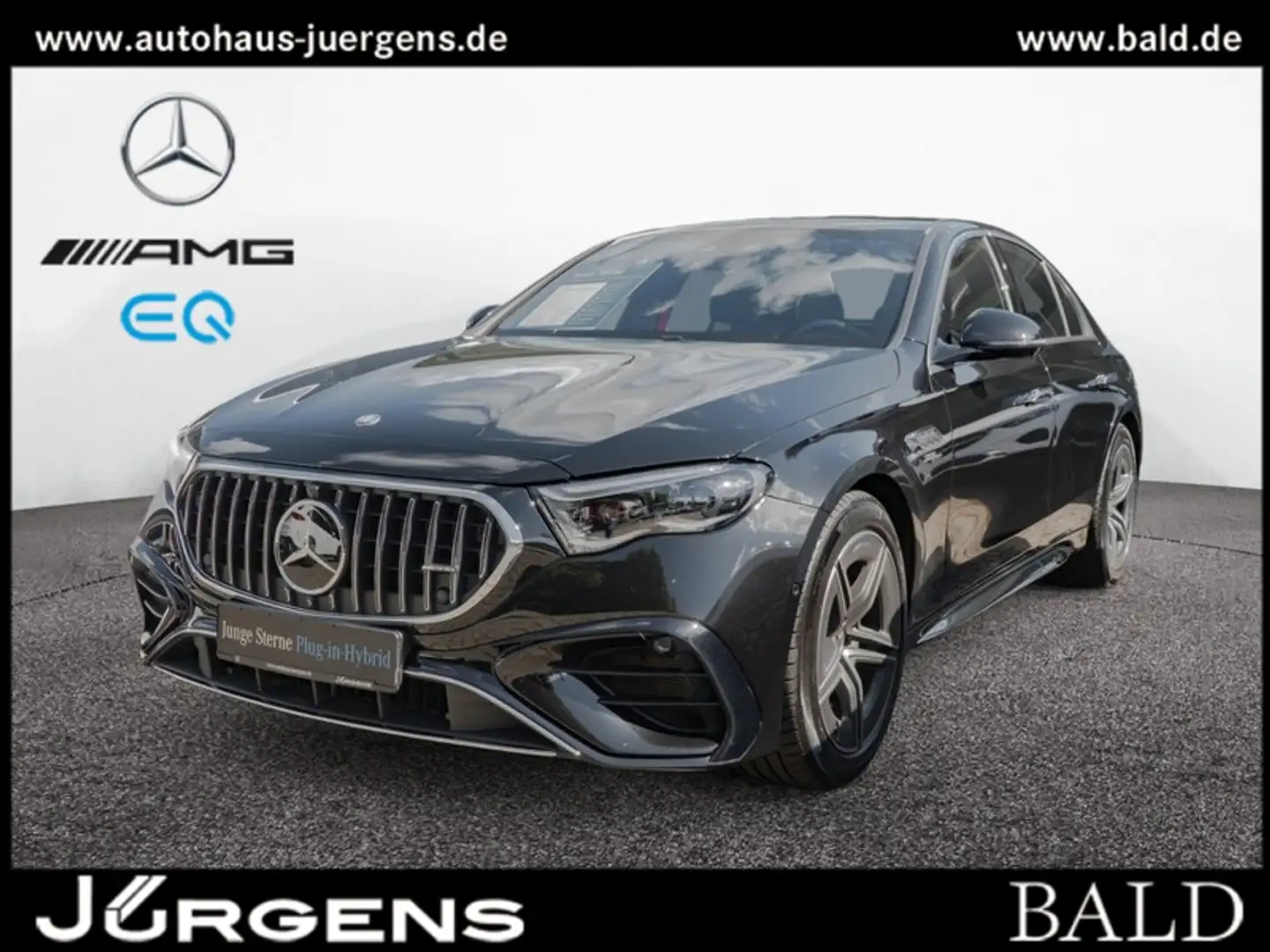 Mercedes-Benz E 53 AMG Hybrid 4M+ DIGITAL/360/Pano/Distr/Memo Schwarz - 1
