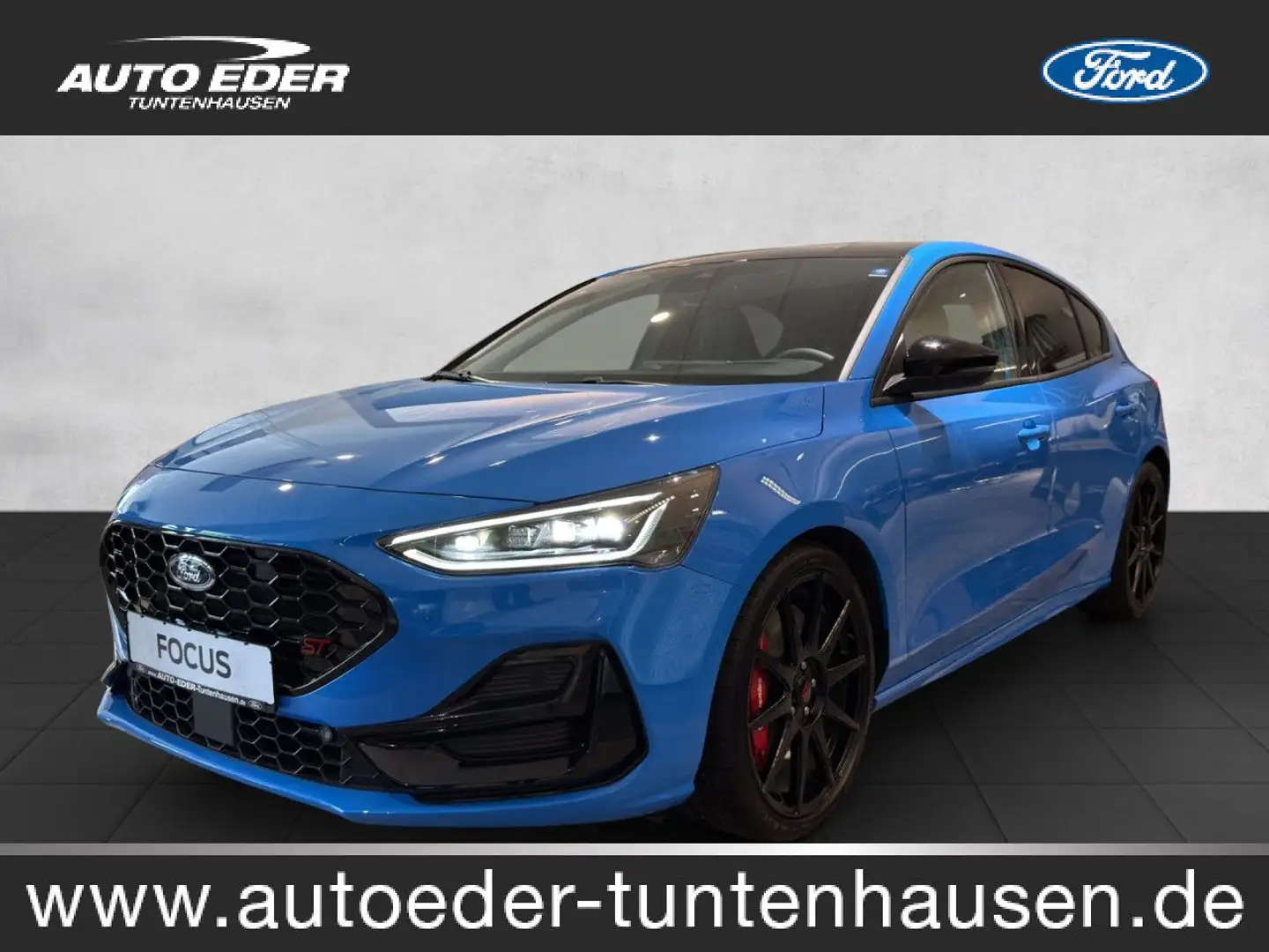 Ford Focus ST X Edition Sportpaket Bluetooth Navi LED Blauw - 1