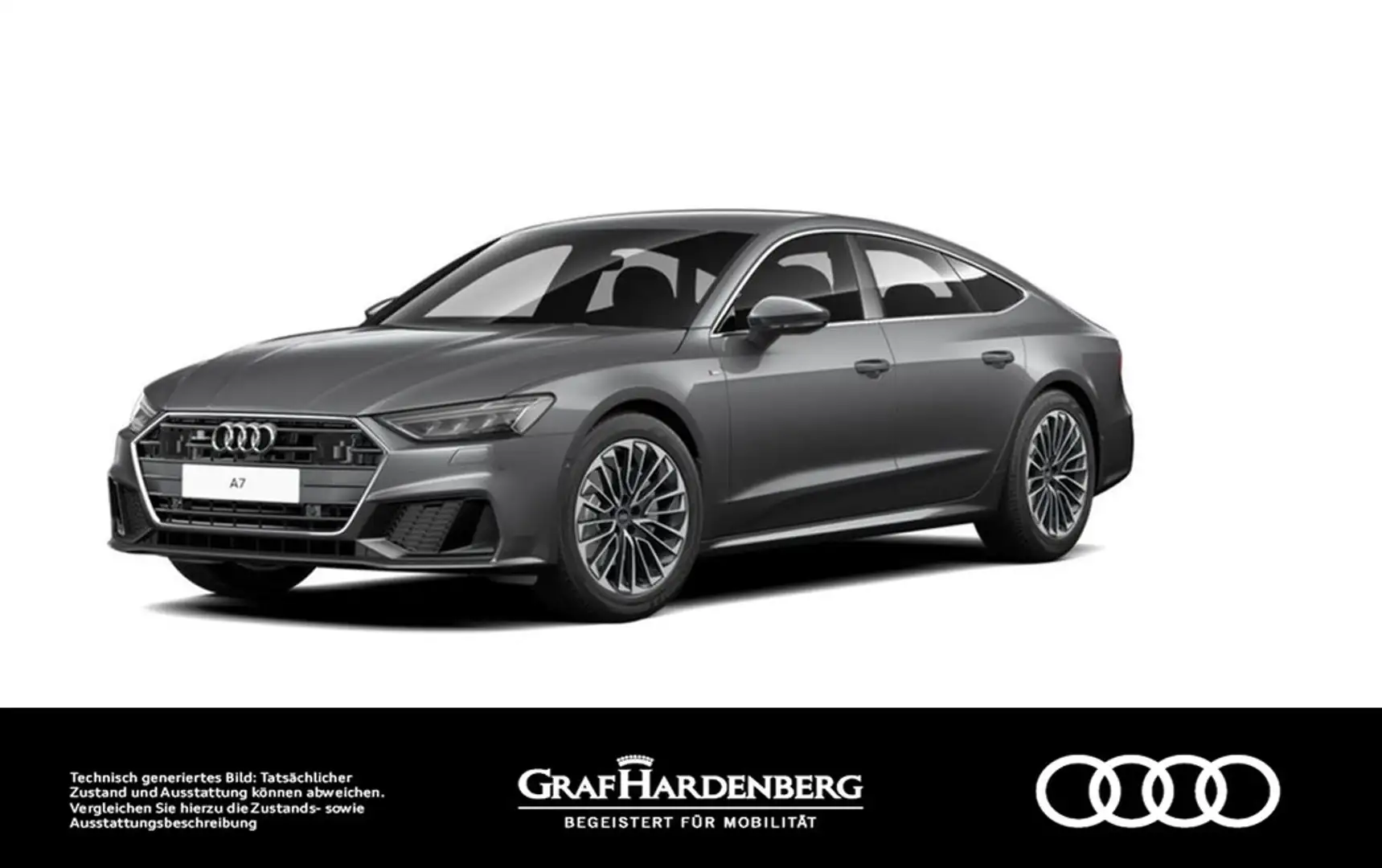 Audi A7 Sportback 45 TDI quattro S line LED Navi Gris - 1
