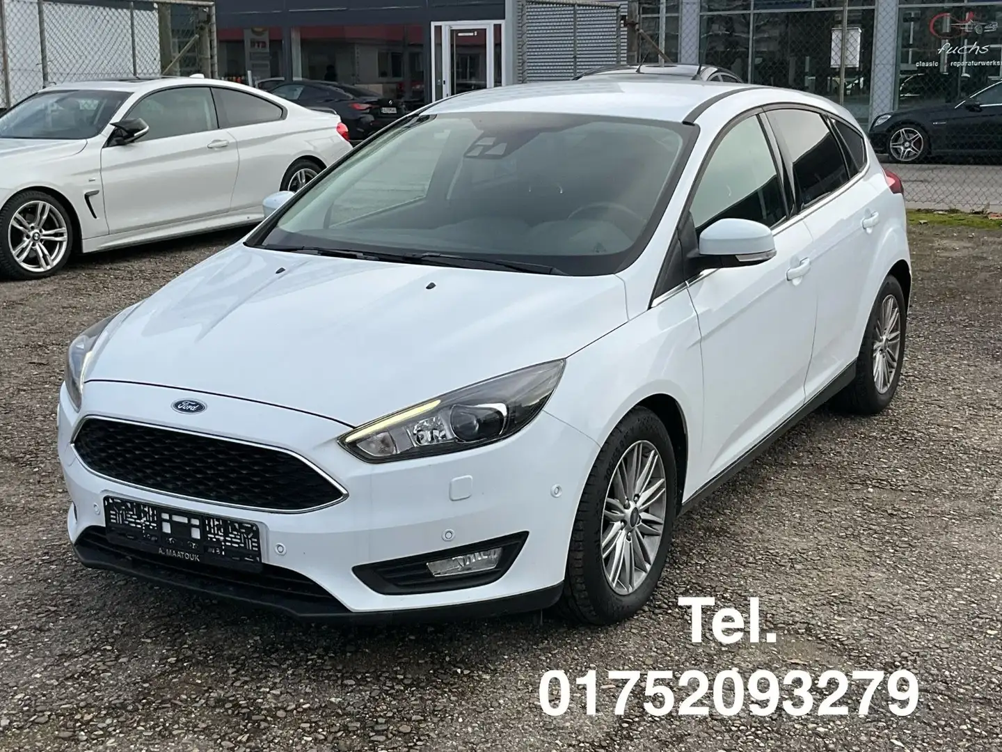 Ford Focus Lim. 1.5 EcoBoost . Navi . Xenon . Parkass Weiß - 1