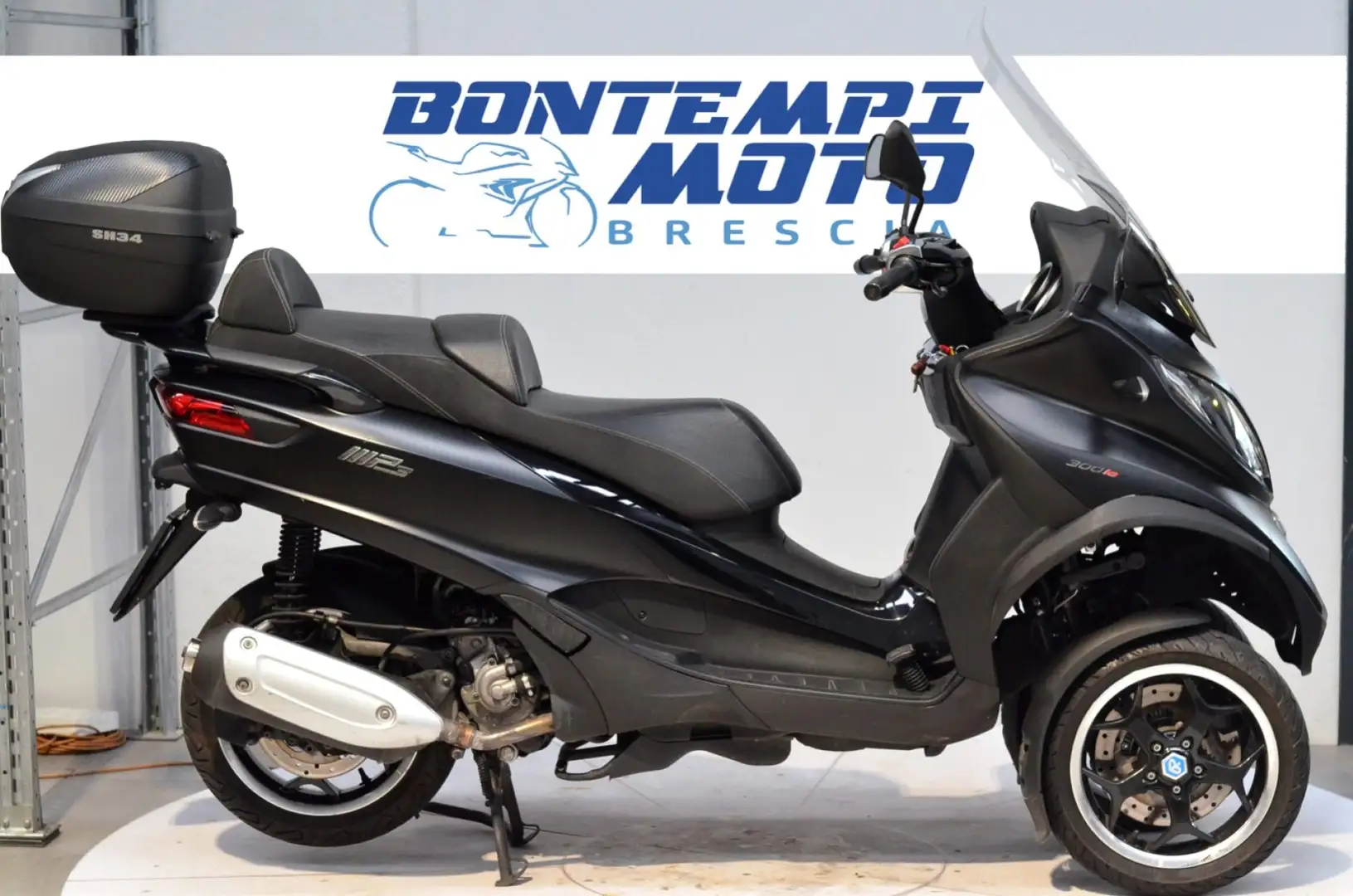 Piaggio MP3 LT 300 Sport i.e. 2015 - PATENTE B + BAULETTO Nero - 1