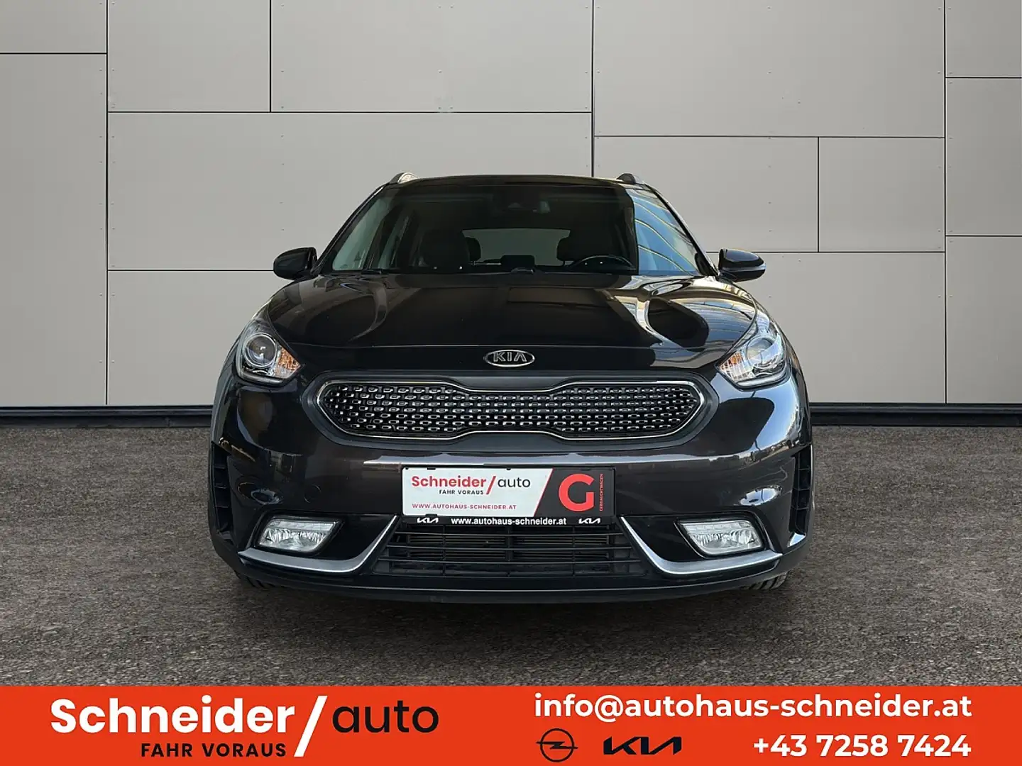 Kia Niro 1,6 GDI Hybrid Silber DCT Braun - 2