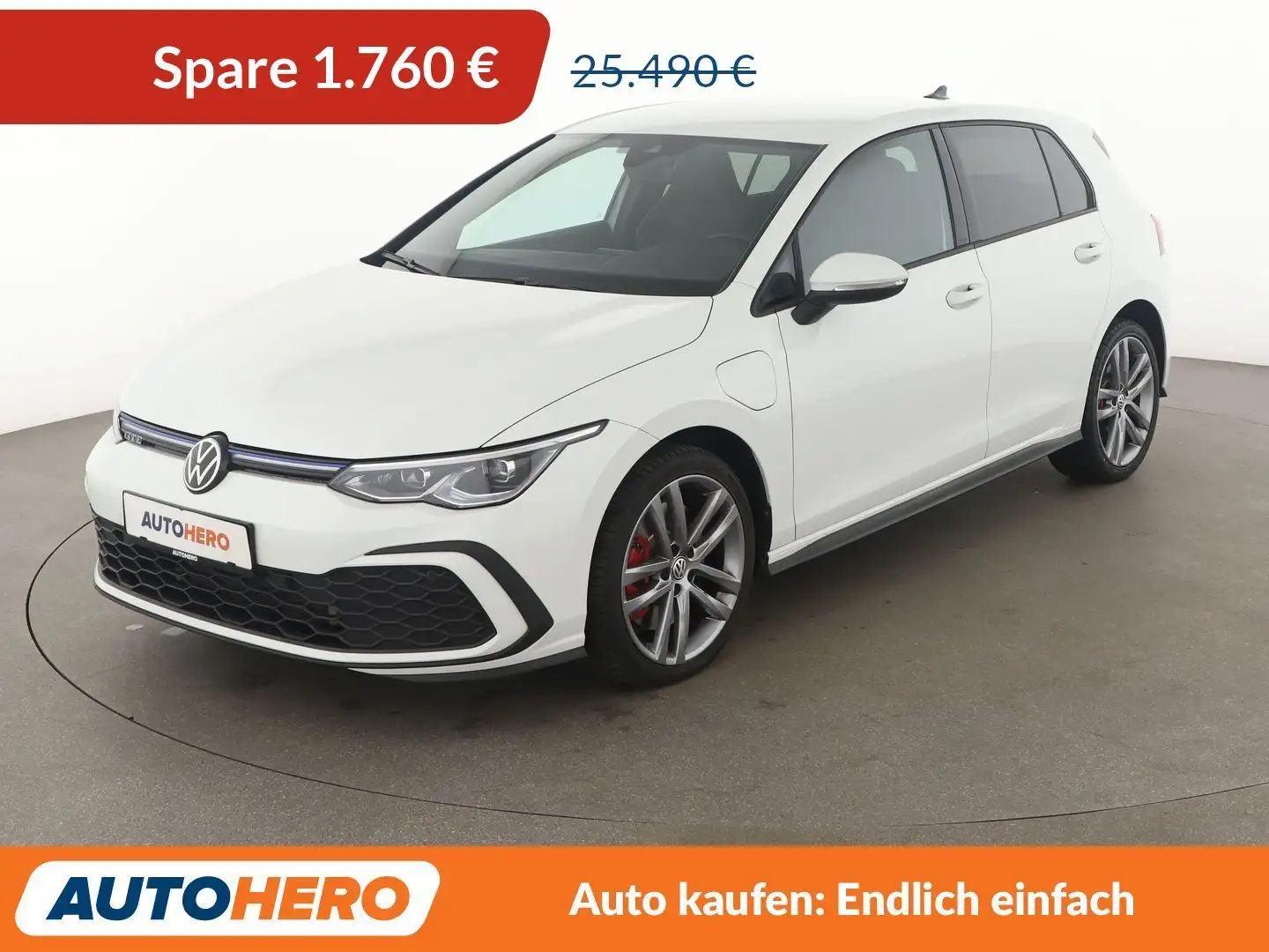 Volkswagen Golf GTE 1.4 GTE Aut.*NAVI*LED*ACC*SPUR*PDC*SHZ*KLIMA* Blanc - 1