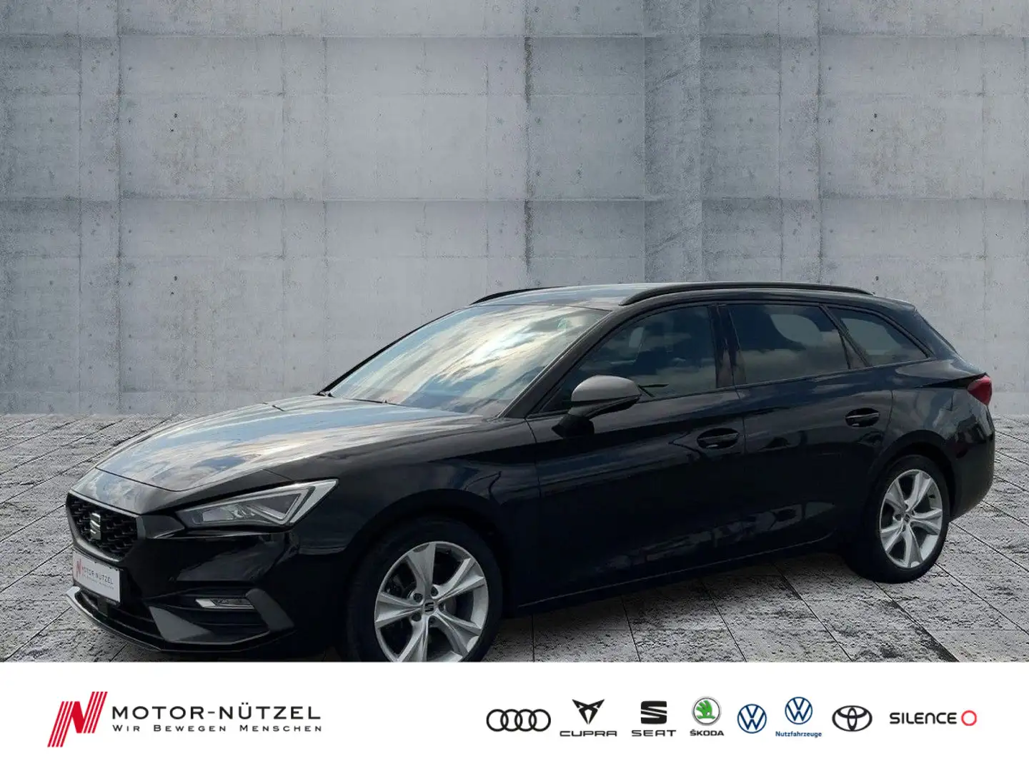 SEAT Leon ST 2.0 TDI DSG FR-LINE LED+NAVI+ACC+SHZ+RFK Noir - 1