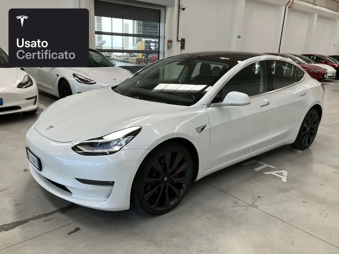 Tesla Model 3 Performance Bianco - 1