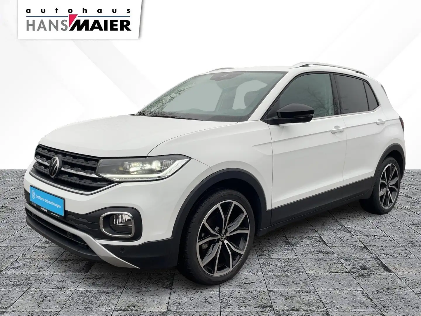Volkswagen T-Cross Style 6-Gang AHK Navi RearView ACC LM SH Weiß - 2