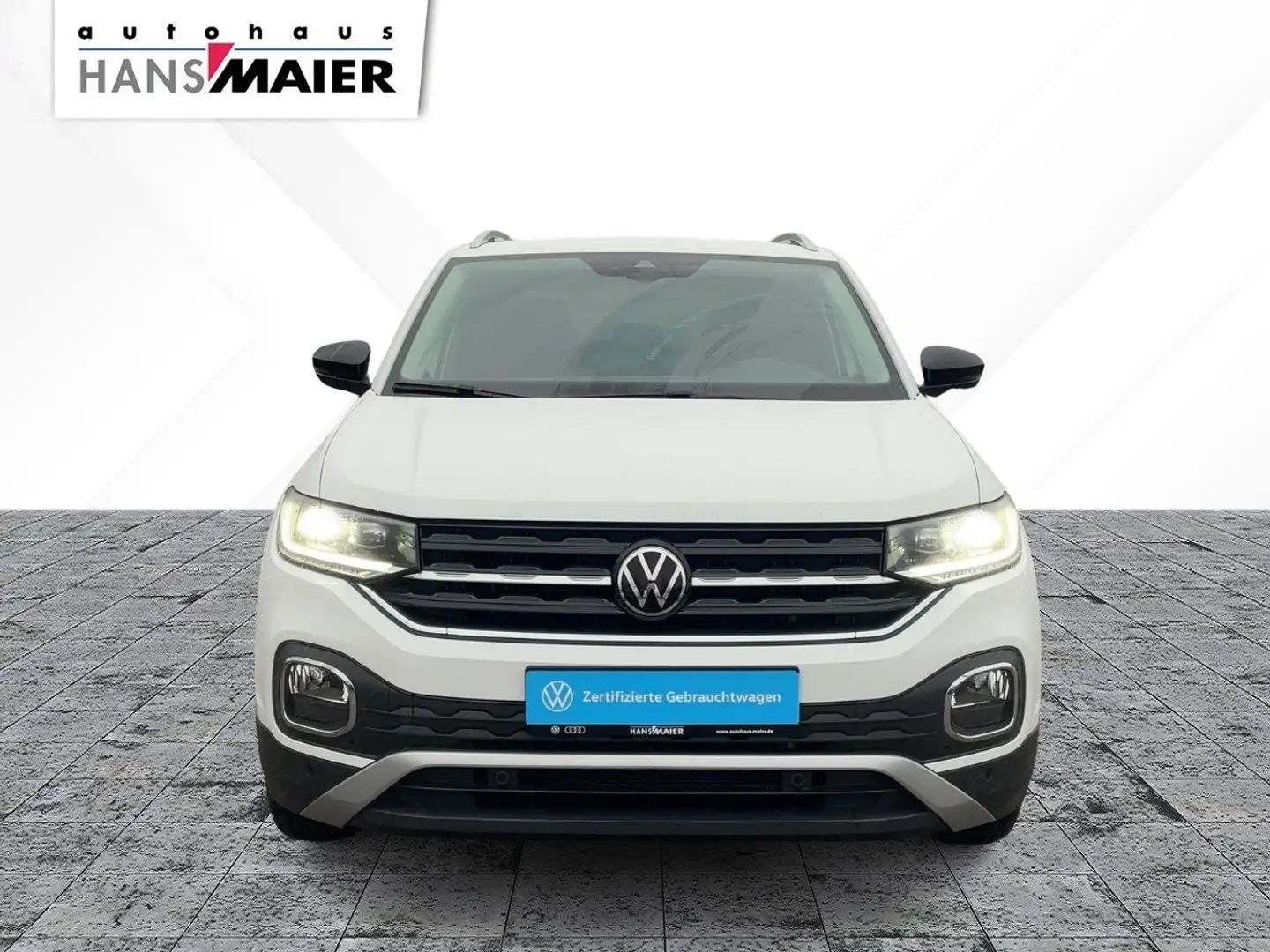 Volkswagen T-Cross Style 6-Gang AHK Navi RearView ACC LM SH Weiß - 2
