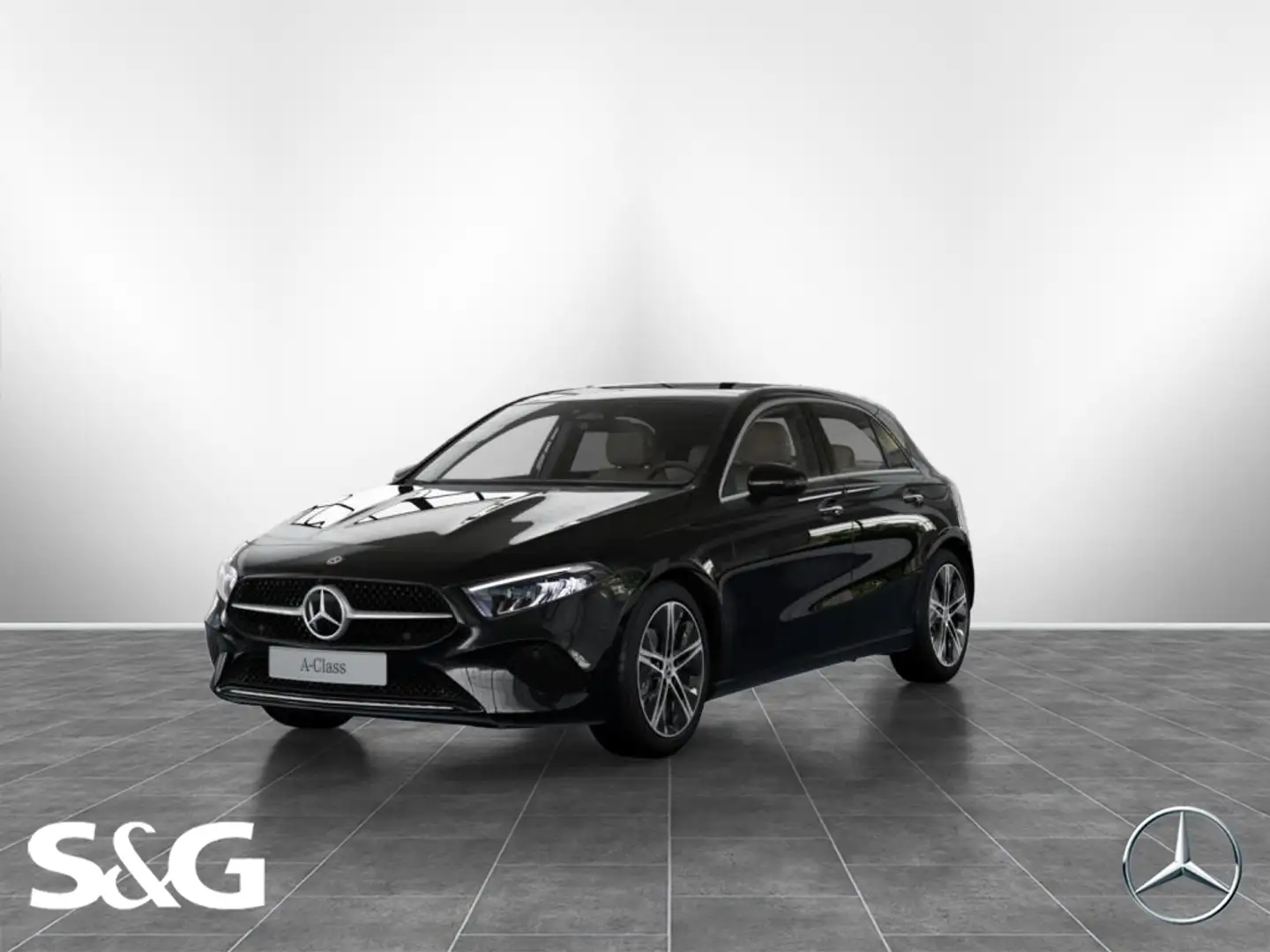 Mercedes-Benz A 180 TOTWINKEL+KAMERA+PANO+KEYLESS+MBUX+LED+18" Schwarz - 1