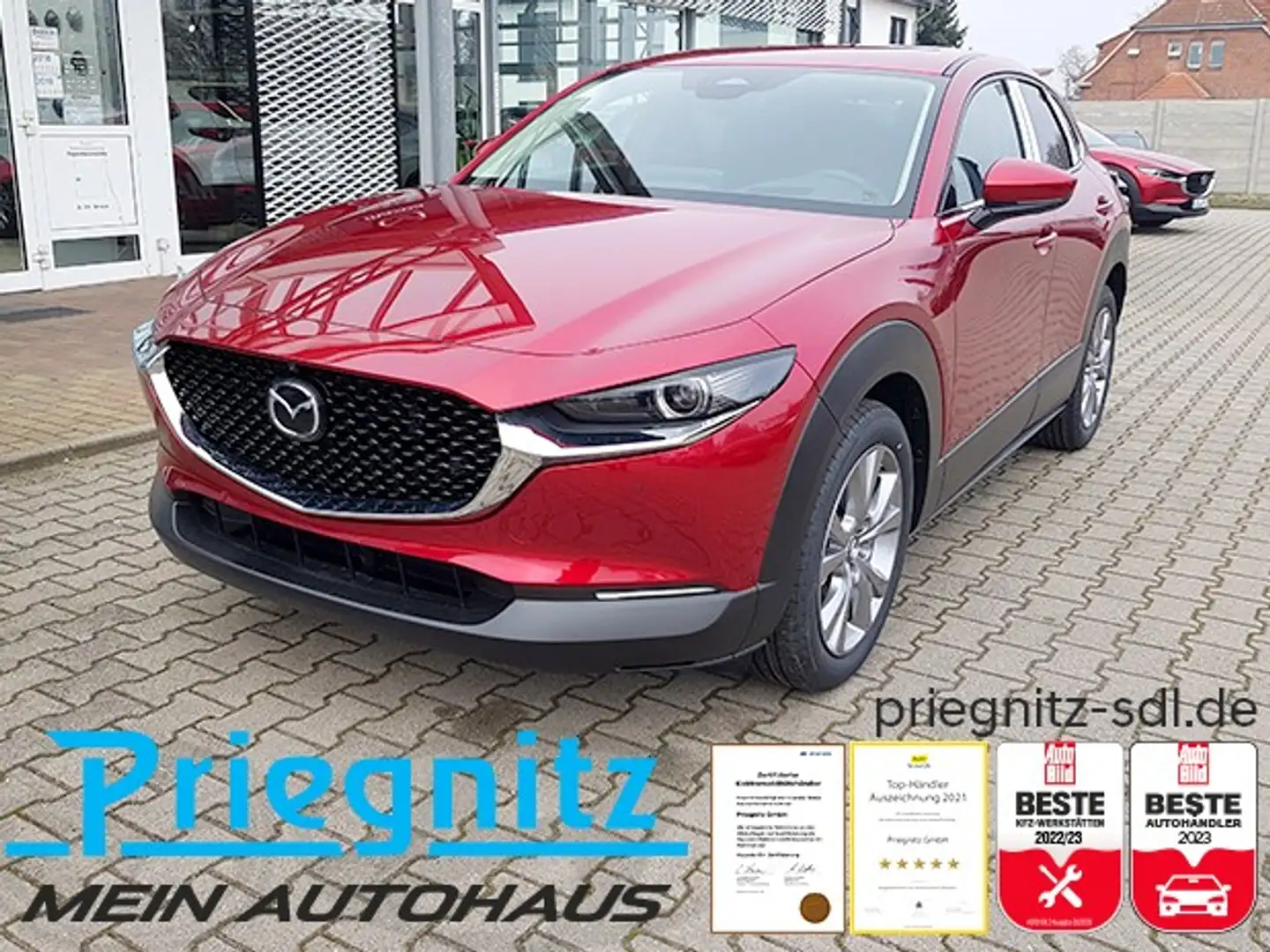 Mazda CX-30 2.0L e-SKYACTIV G 150ps 6AT FWD Exclusi Red - 1