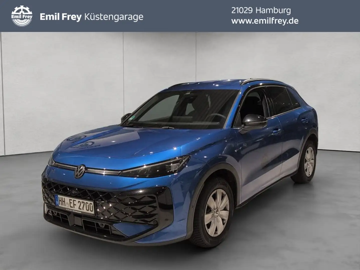 Volkswagen T-Roc 1.5 eTSI DSG R-Line BLACK NAVI LED KLIMA ALU Blau - 1