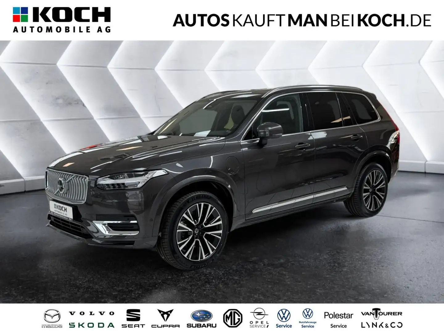 Volvo XC90 T8 AWD Plus Bright Plug-In (EURO 6e) Grijs - 1