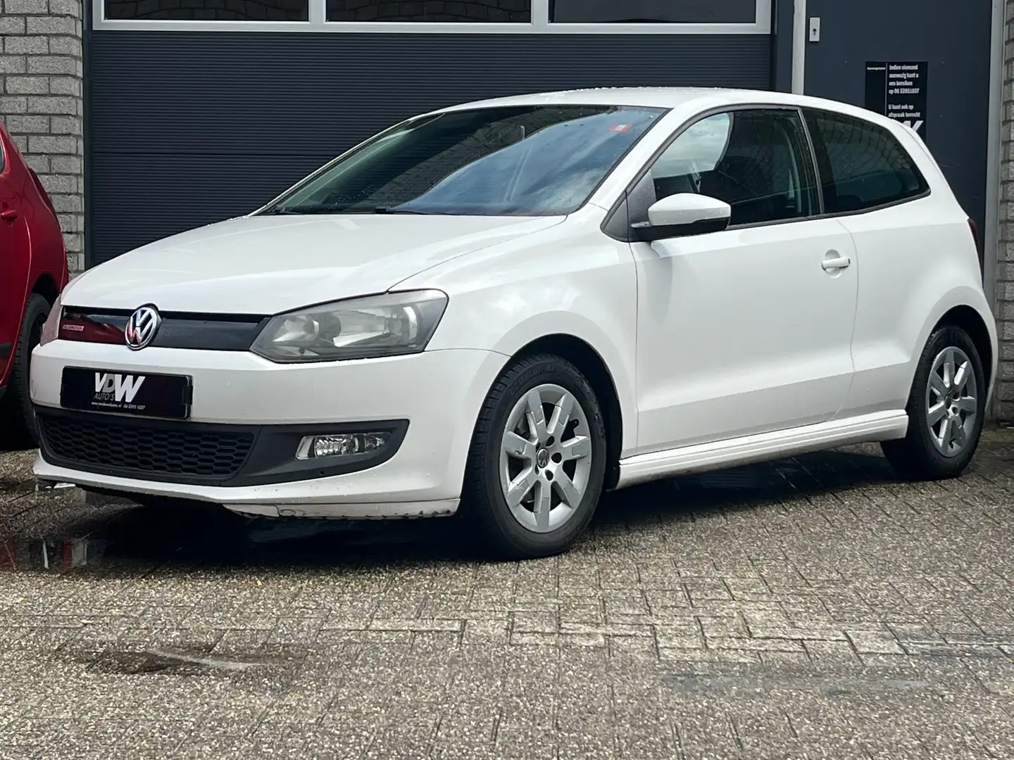 Volkswagen Polo 1.2 TDI BlueMotion Comfortline airco Navi cruise c Wit - 2