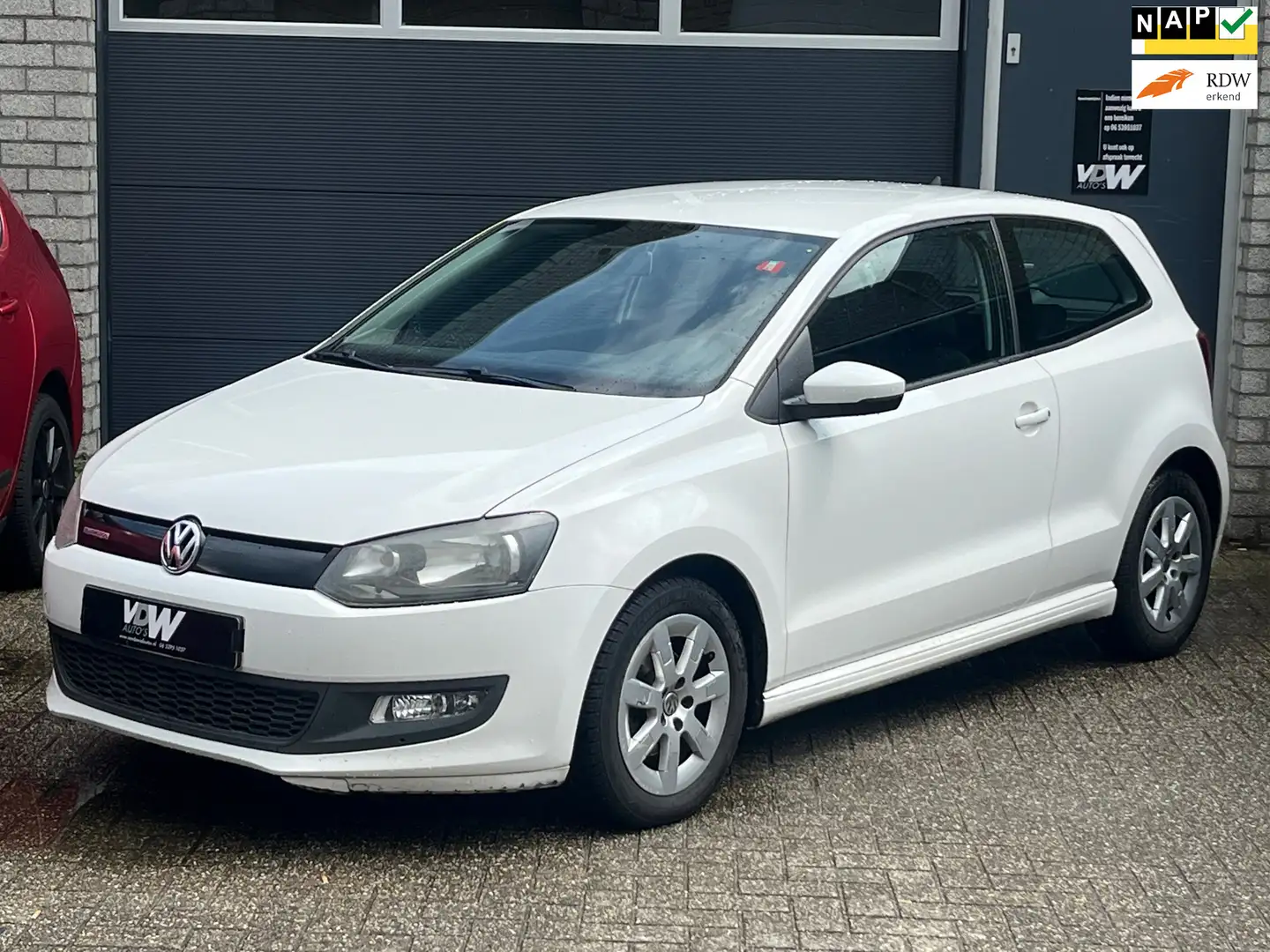 Volkswagen Polo 1.2 TDI BlueMotion Comfortline airco Navi cruise c Wit - 1