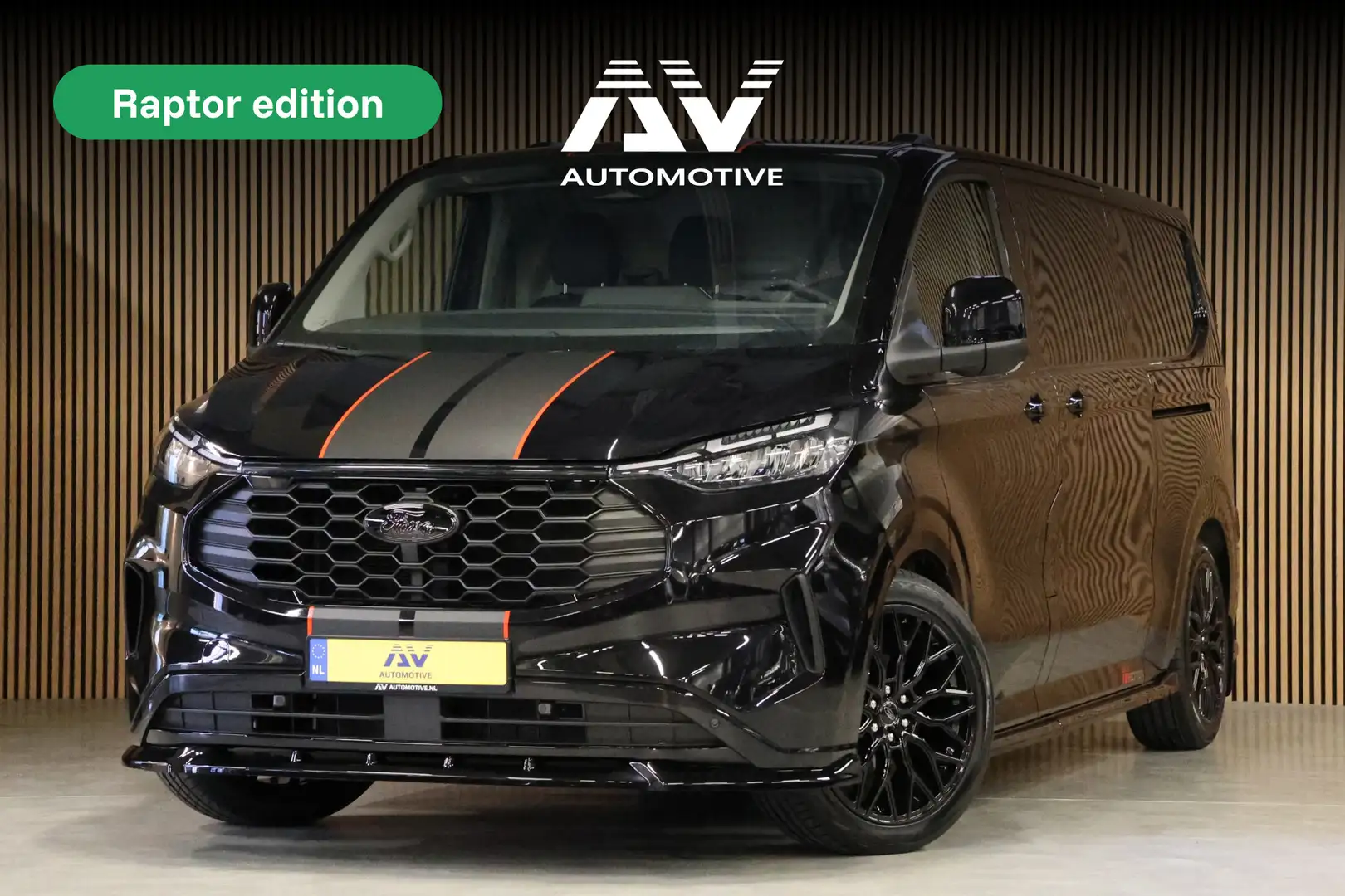 Ford Transit Custom 320 2.0 TDCI 170 PK L2H1 | L+R Schuifdeur | ACC | Zwart - 1