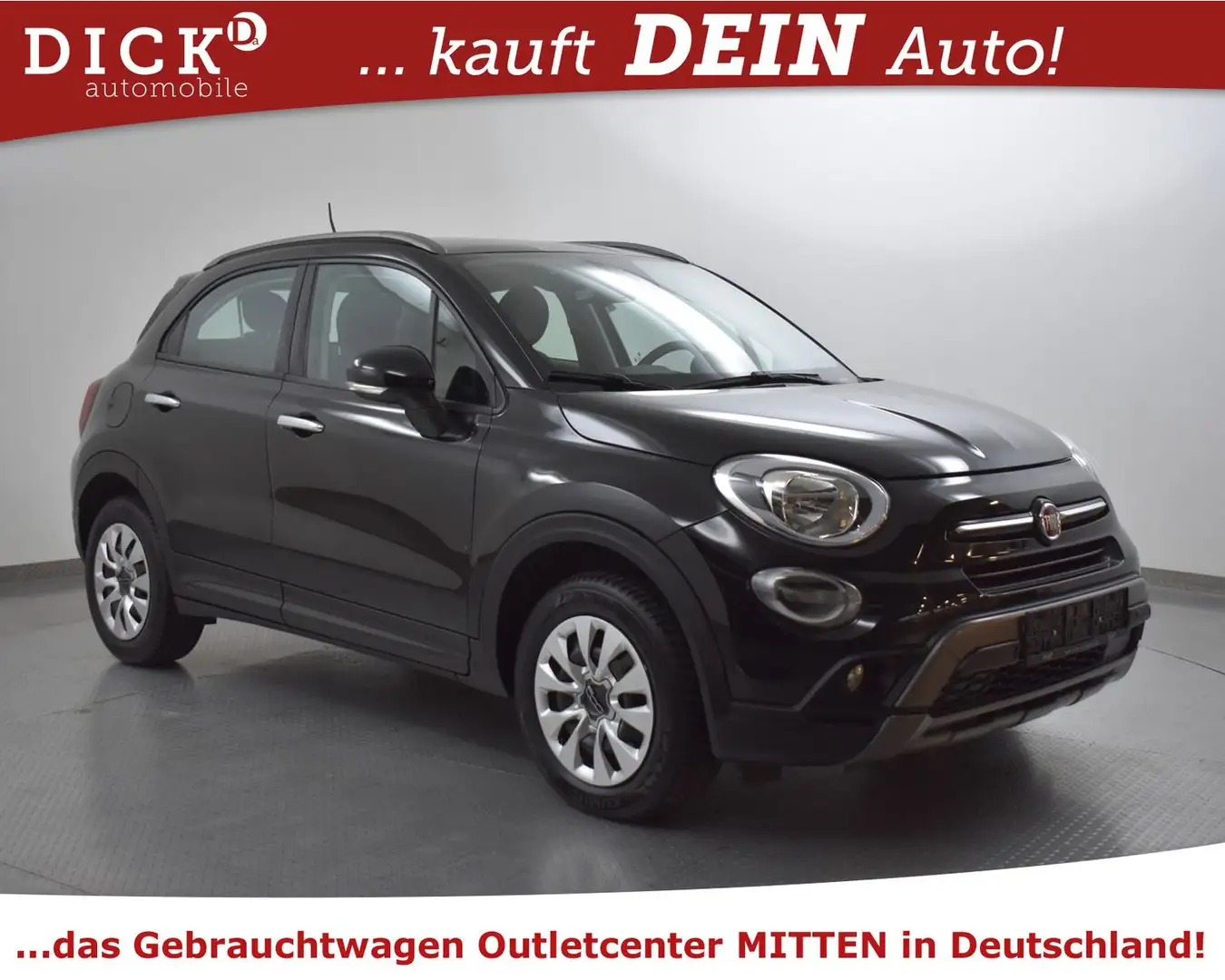 Fiat 500X 1.3 Cross Aut. LEDER+PDC+MFL+TEMP+APPLE+DAB Grau - 1
