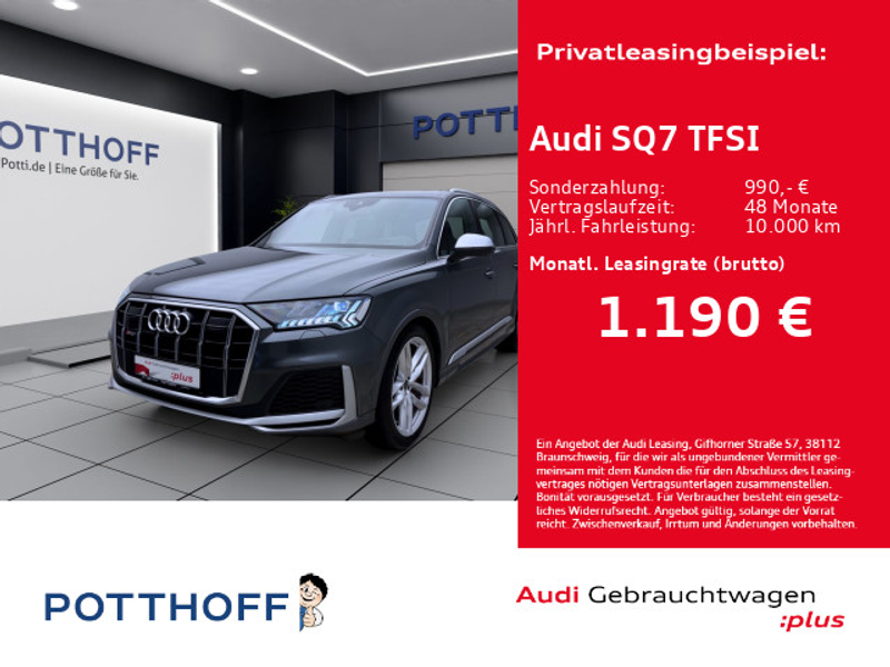 Audi SQ7 Q S LINE STDHZG PANO AHK MATRIX NAVI+