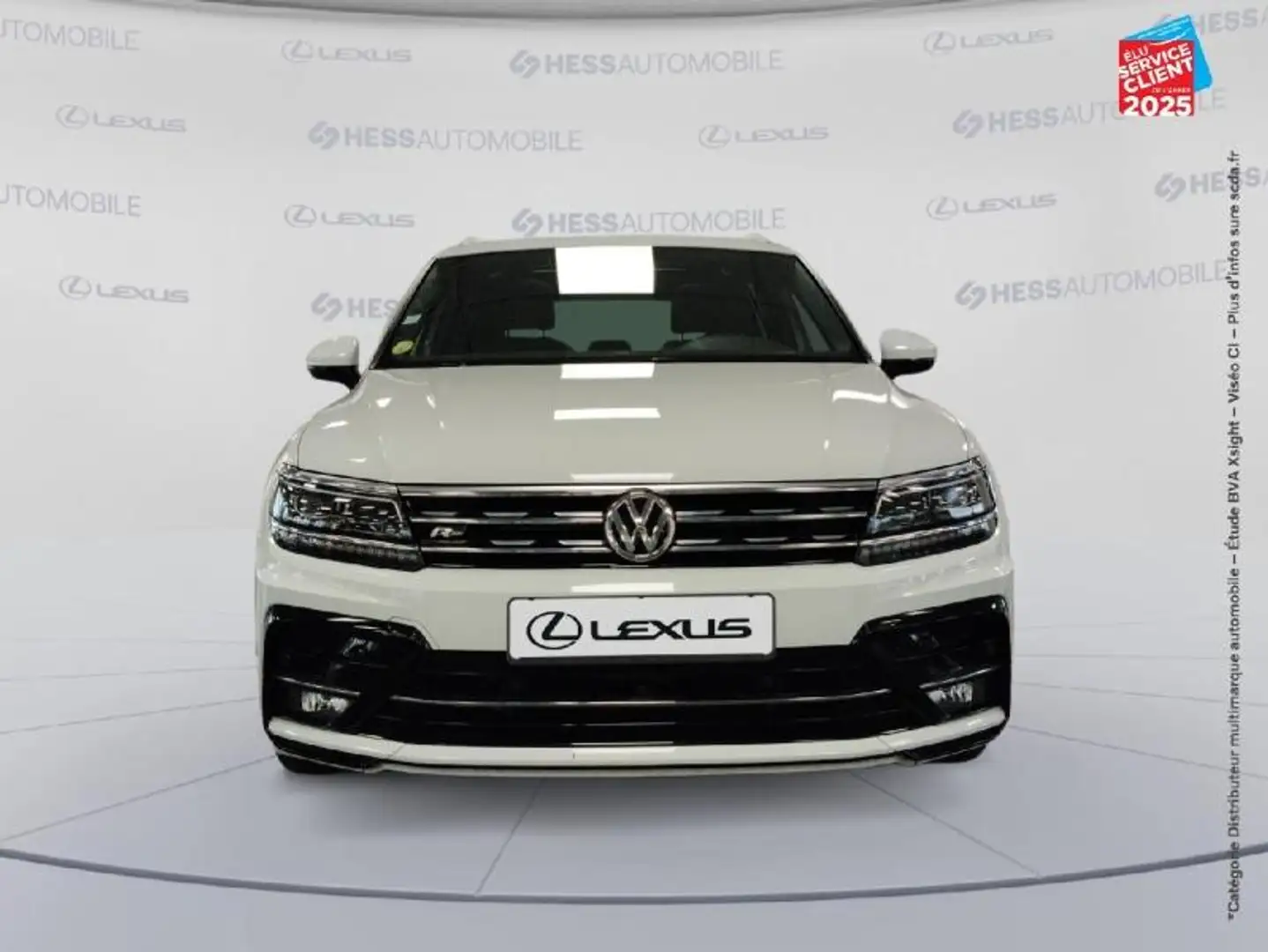 Volkswagen Tiguan 2.0 TDI 150ch Carat DSG7 Euro6d-T Tpano GPS Camera Carplay Attelage Blanc - 2