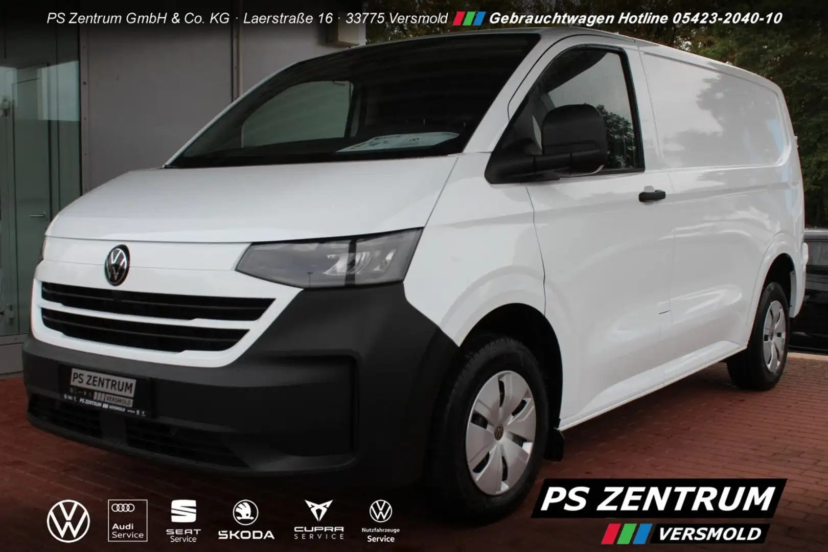 Volkswagen T7 Transporter Transporter Kasten 2.0 l TDI RFK TEMP SH Bluetooth Blanc - 1