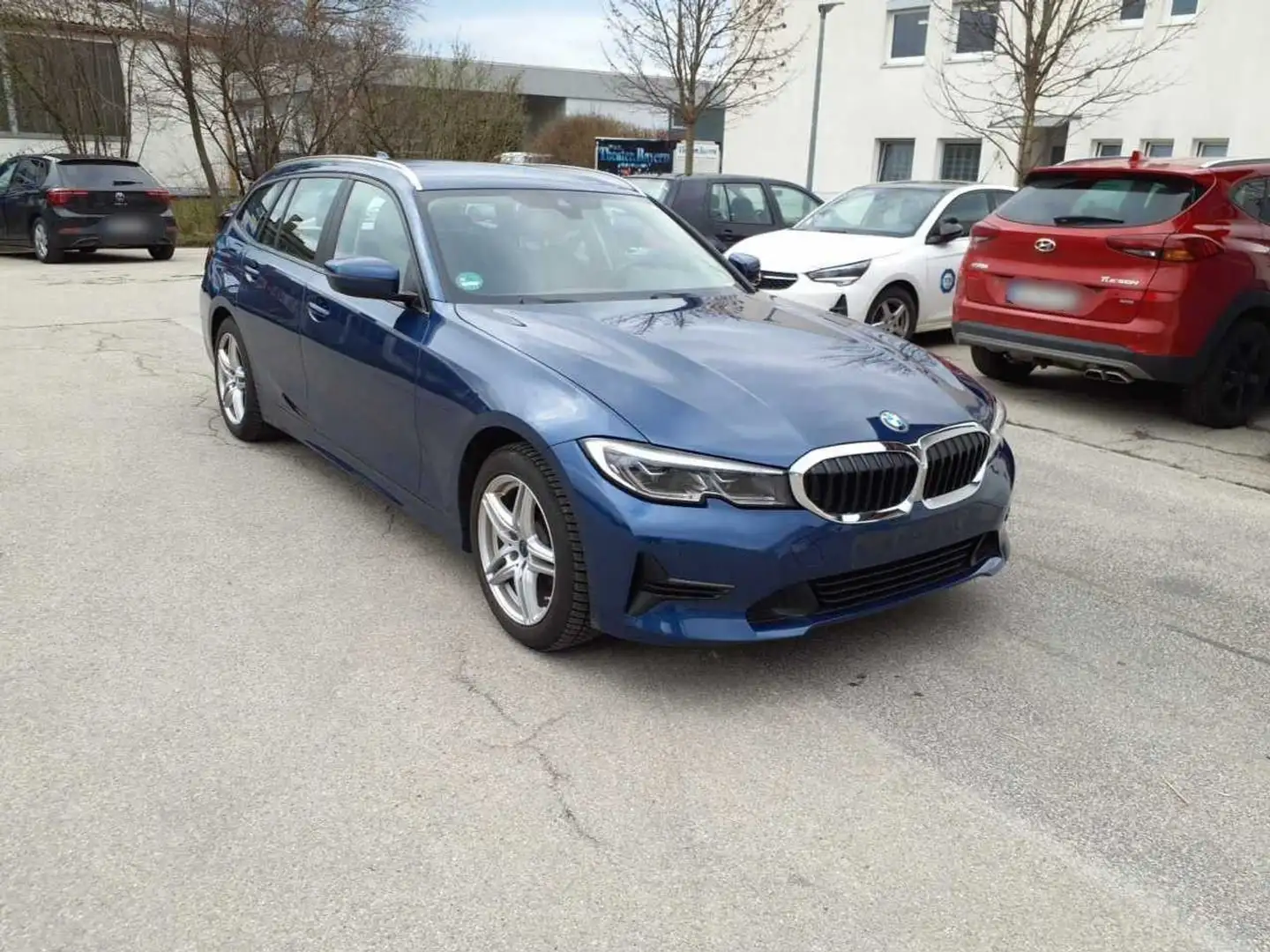 BMW 318 dA Touring Teilleder AHK 360° HEAD UP LED ACC Bleu - 1
