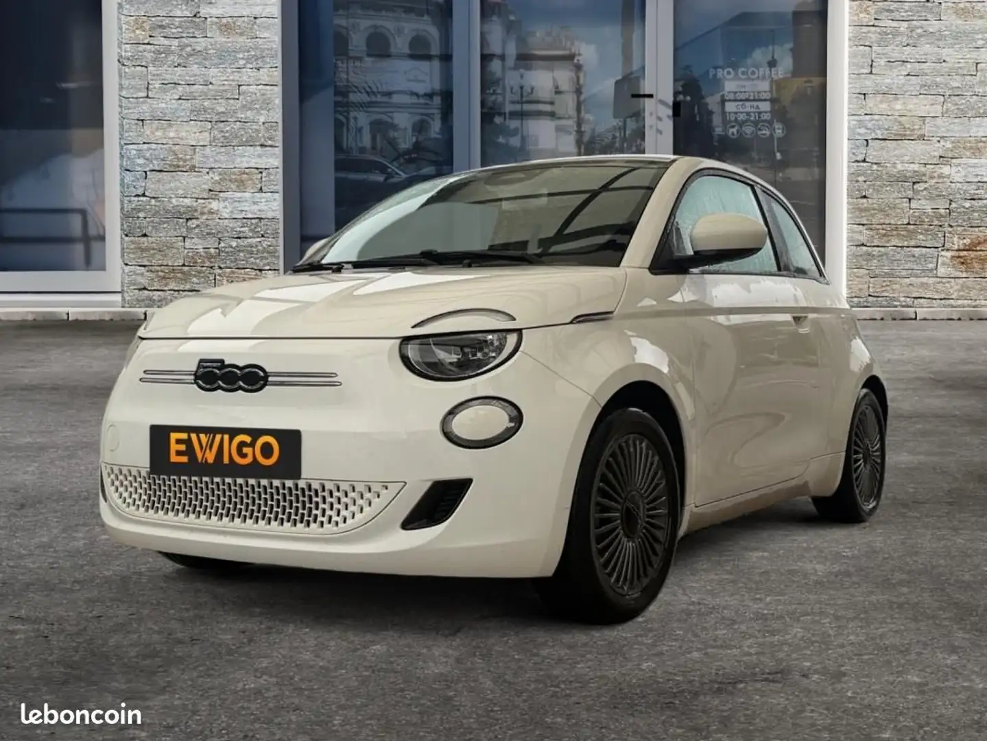 Fiat 500 ELECTRIC 120 42KWH AUTONOMIE 320KMS ICONE BVA 2EME MAINS -RADARS AR -REGULATEUR NAV CA... Blanc - 1