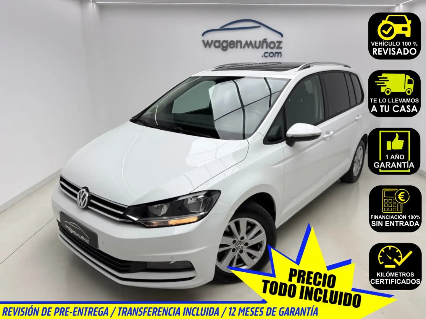 Volkswagen Touran 2.0TDI CR BMT Advance 85kW Blanco - 1