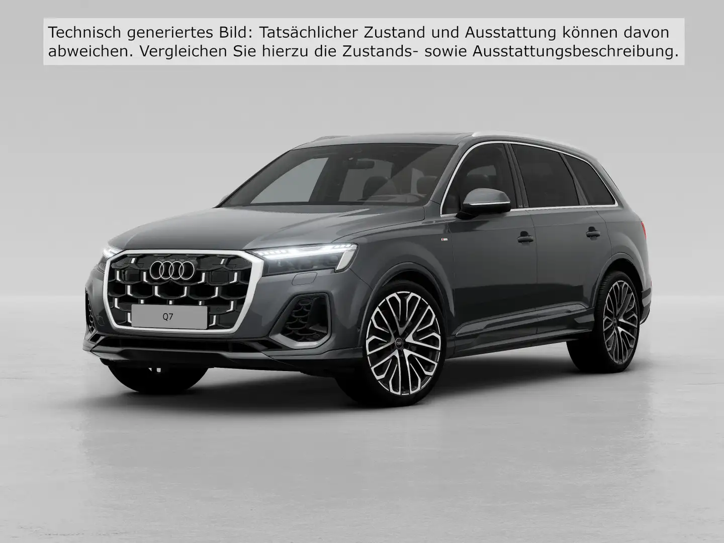 Audi Q7 SUV S line 55 TFSI qu 7SITZE AHK PANO STHZ Gris - 2
