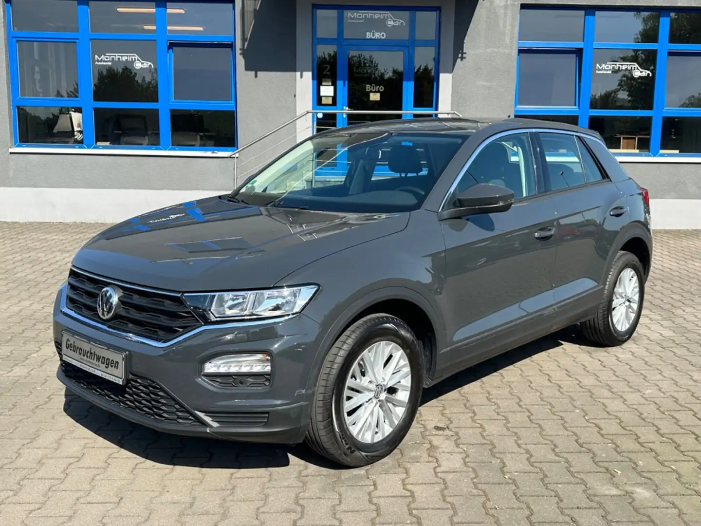Volkswagen T-Roc Basis -- I-Hand -- NUR 33.444KM Gris - 1