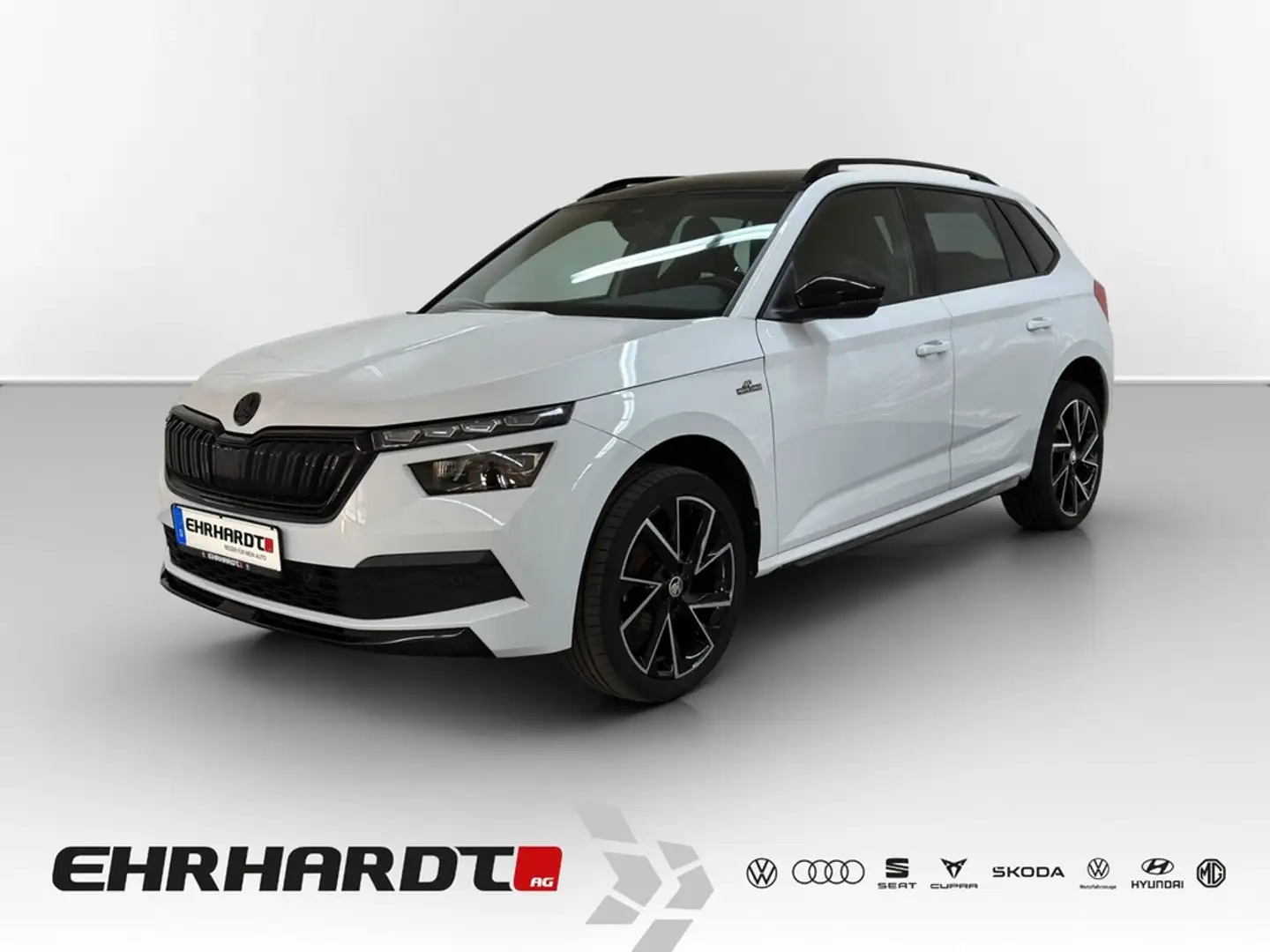 Skoda Kamiq 1.0 TSI Monte Carlo PANO*LED*NAV*SHZ*PDC*KAMERA... Blanc - 1