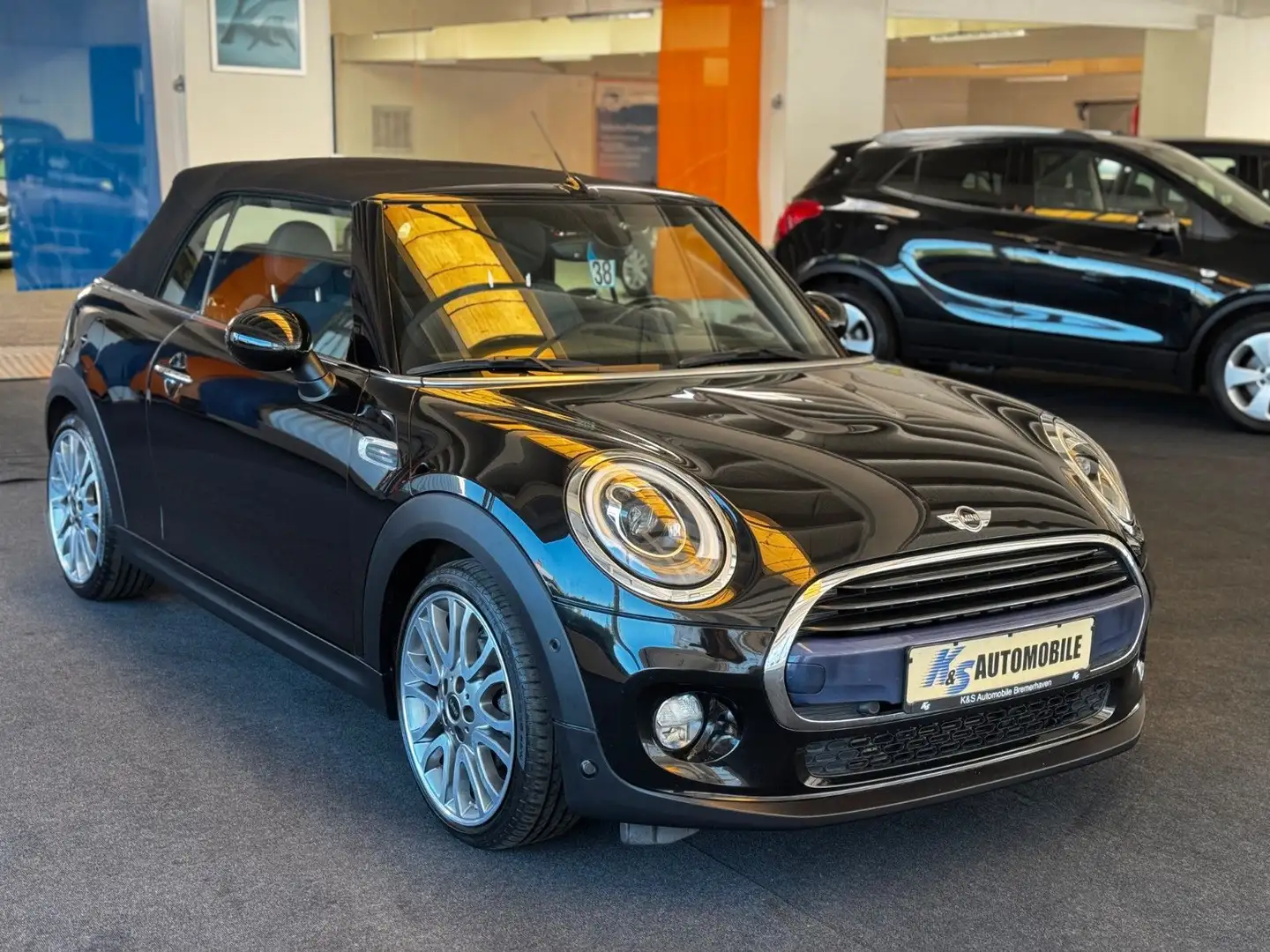 MINI Cooper D Cabrio Cooper D*NAVI*PDC*KLIMA*SHZ* Fekete - 1