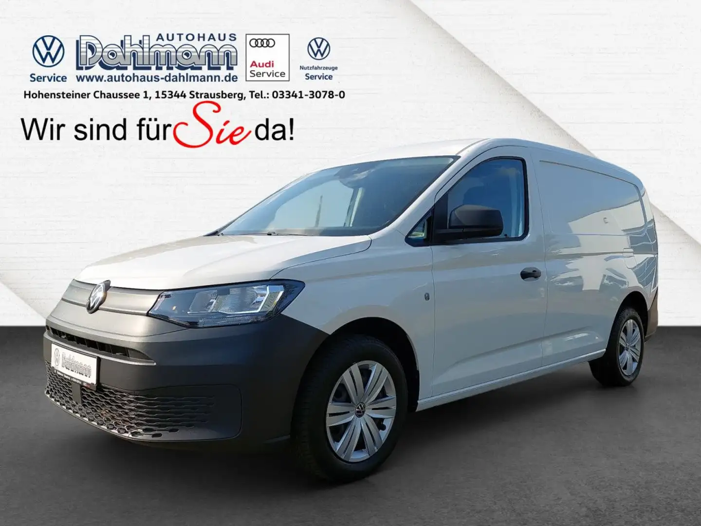 Volkswagen CADDY CARGO 1.5 TSI MAXI KLIMA DAB+ AHK Euro6 ZV Weiß - 1