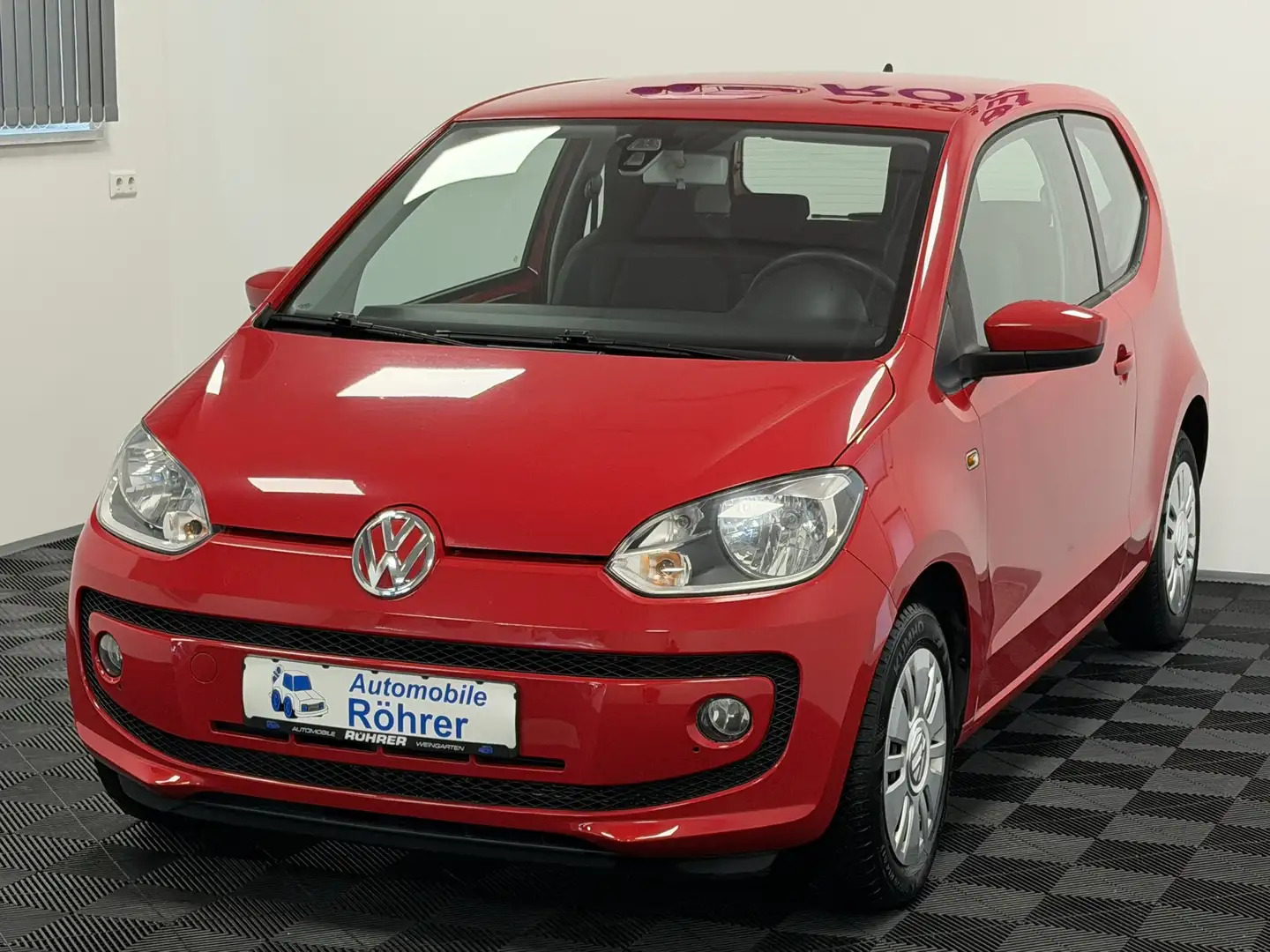 Volkswagen up! 1.0 Automatik Klima Einparkhilfe Sitzheizung Rot - 2