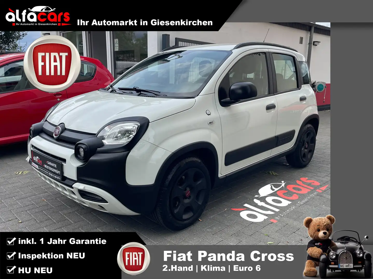 Fiat Panda Waze | Cross | 1.Hand | Euro 6 | HU NEU Blanc - 1