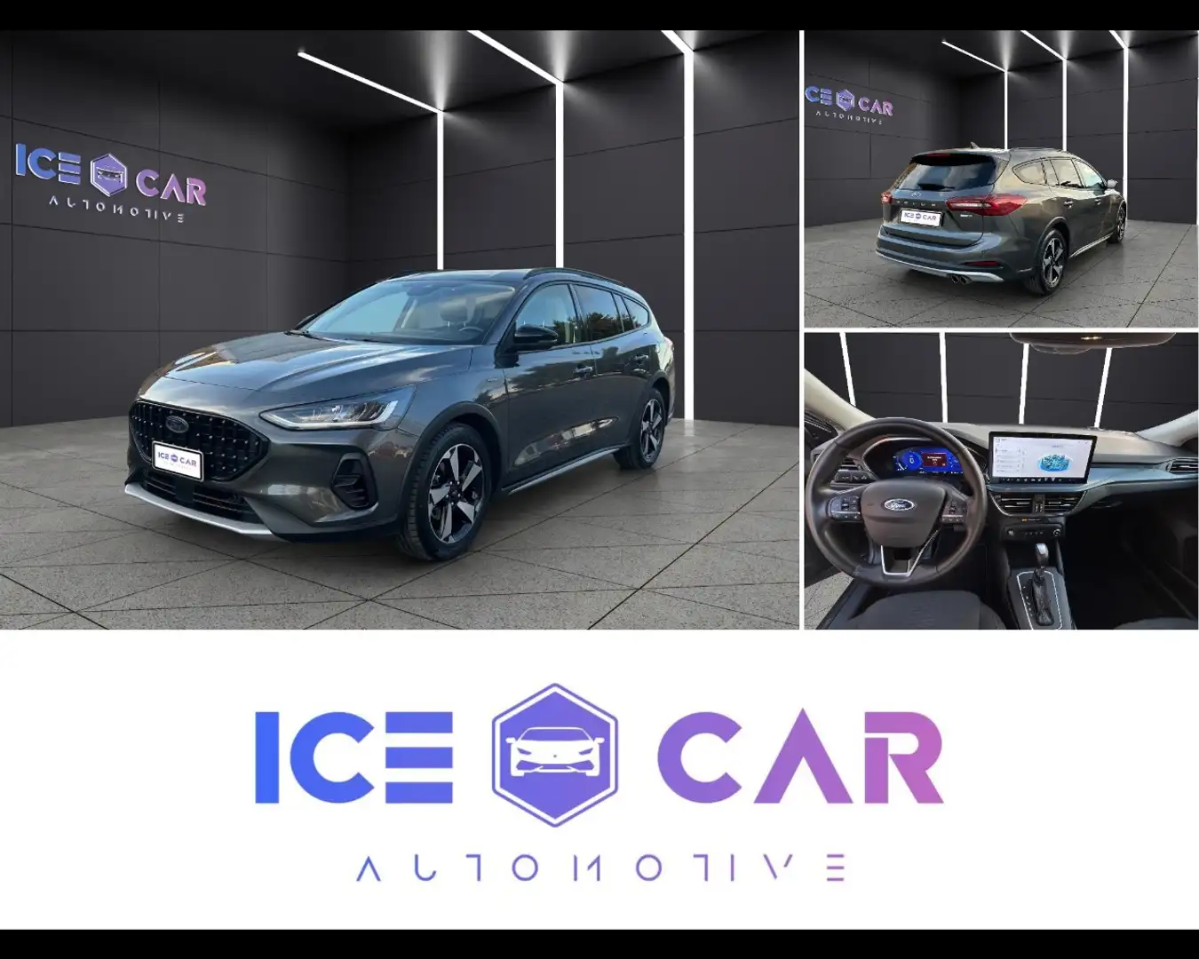 Ford Focus 1.0 EcoBoost Hybrid 125 CV Powershift SW Active Grigio - 1