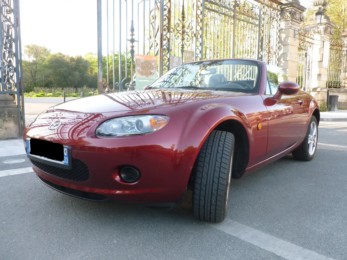Mazda MX-5 MX5 Roadster Coupe 1.8L Elegance Cuir Rouge - 1