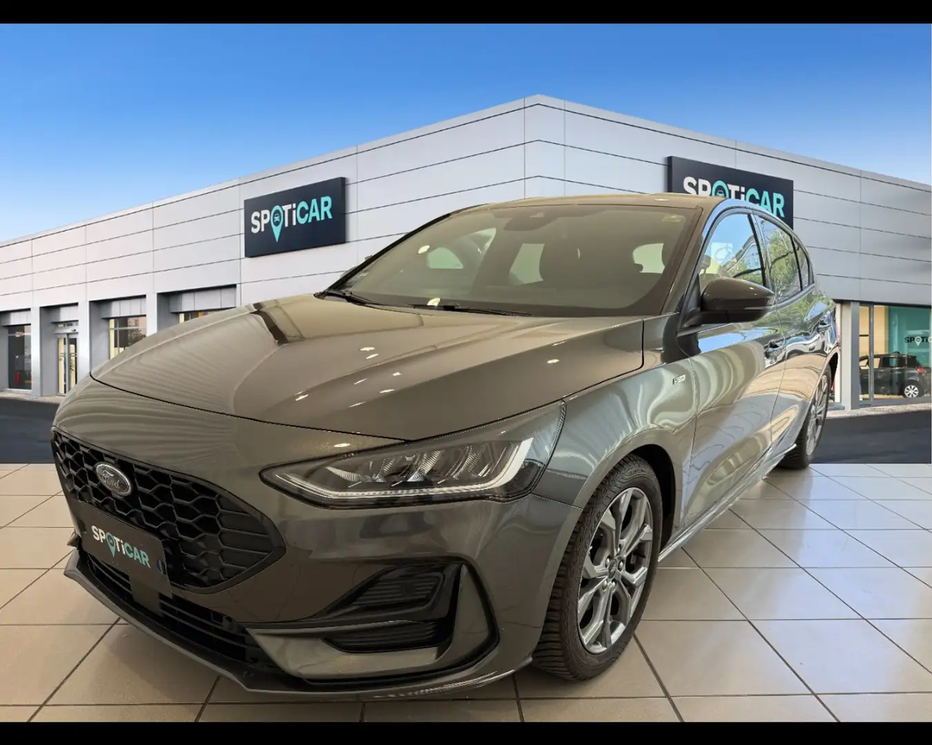 Ford Focus 5 Porte 1.5 EcoBlue ST-Line Grigio - 1
