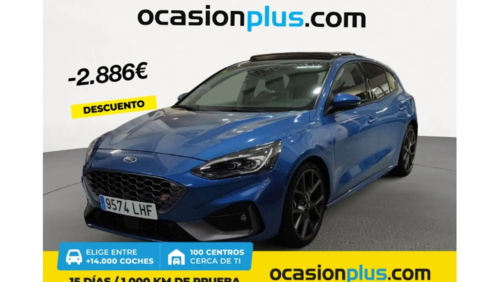 Ford Focus 2.3 Ecoboost ST 3 Bleu - 1