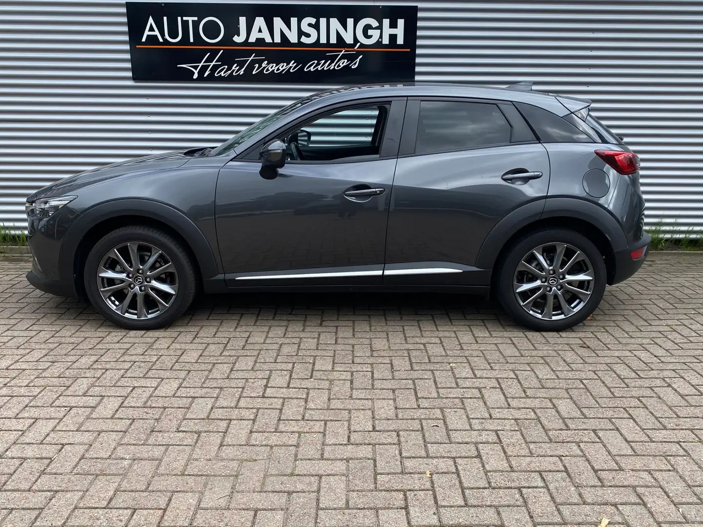 Mazda CX-3 2.0 SkyActiv-G 120 GT-Luxury | Lederen bekleding! Grijs - 2