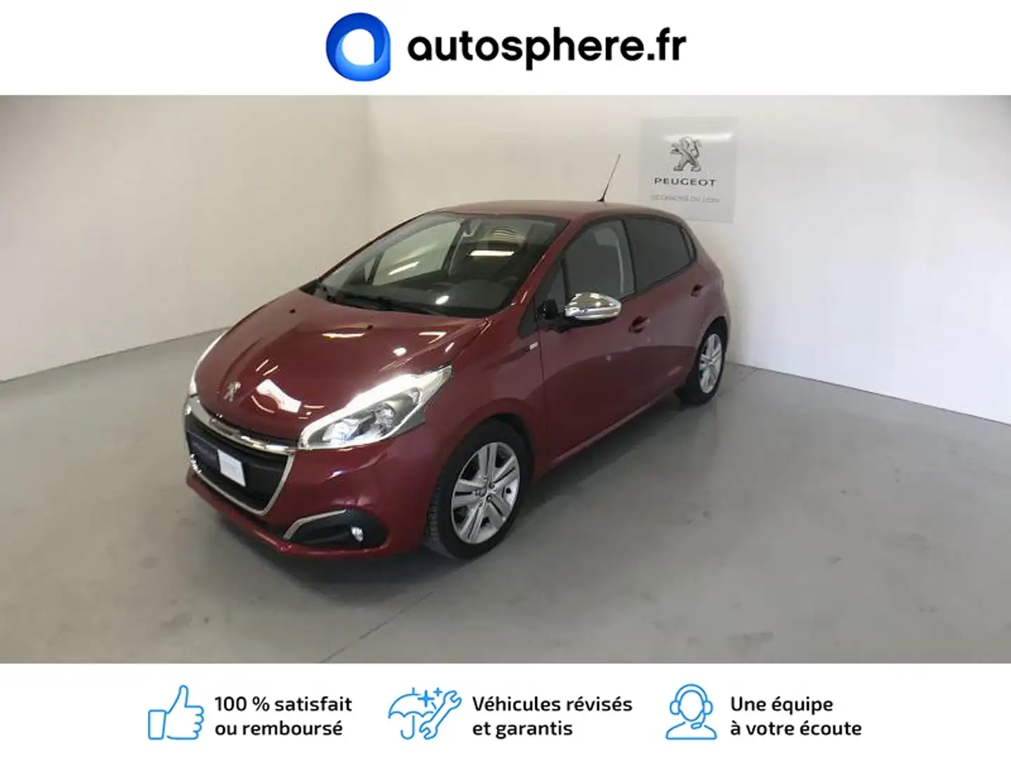 Peugeot 208 1.6 BlueHDi 100ch Active 5p Rouge - 1