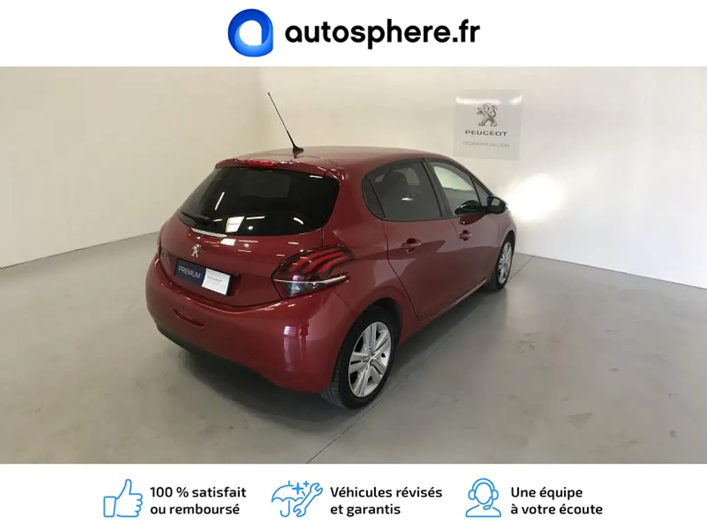 Peugeot 208 1.6 BlueHDi 100ch Active 5p Rouge - 2