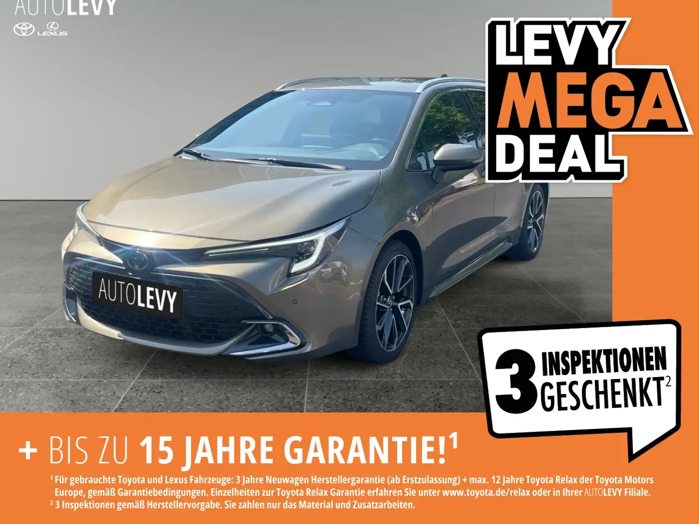 Toyota Corolla TS 1.8 Hybrid Lounge *CARPLAY*AA*LEDER* Braun - 1