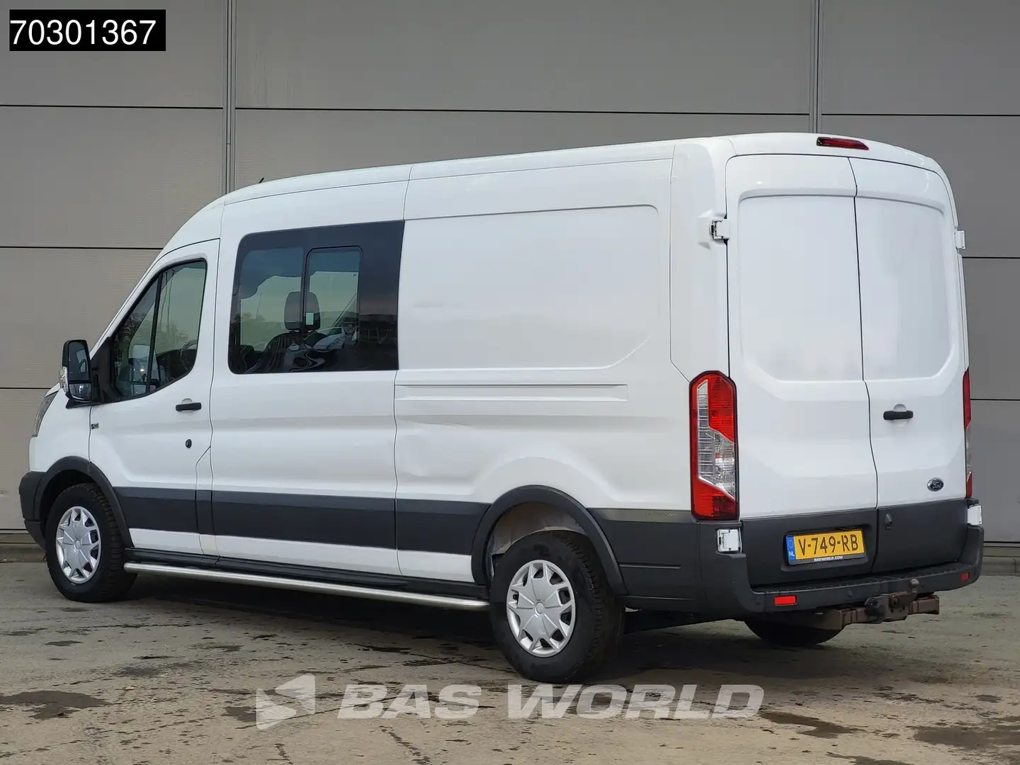 Ford Transit 130pk Dubbel Cabine L3H2 Trekhaak Airco Cruise Cam Wit - 2