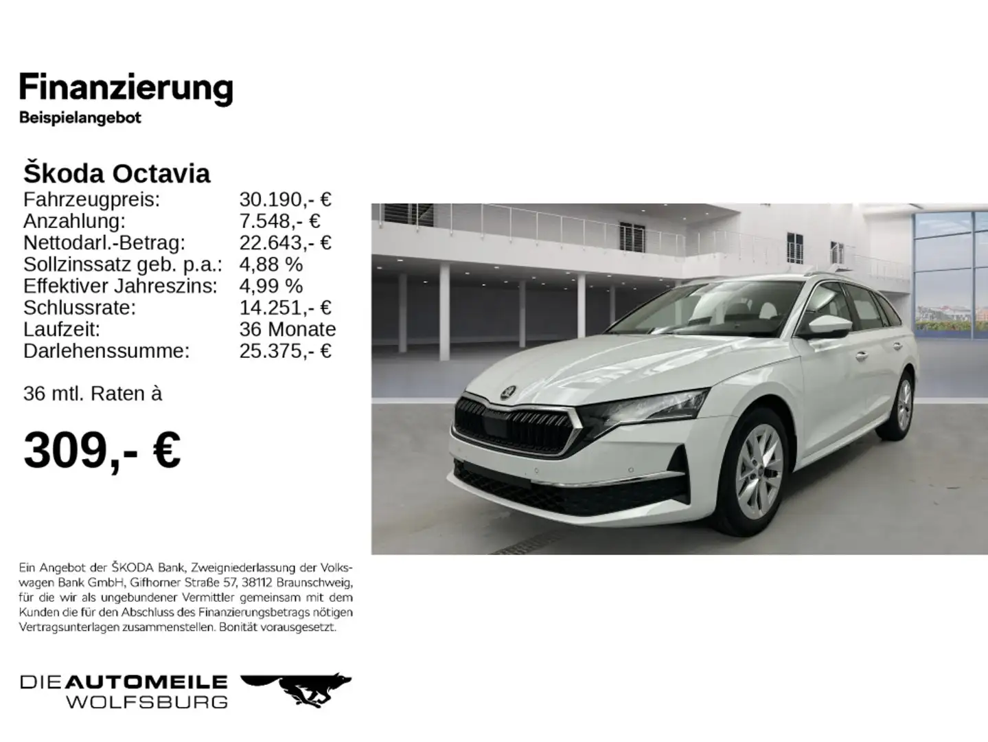 Skoda Octavia 4 IV Combi 1.5 TSI DSG Selection AHK/NAV Bianco - 2