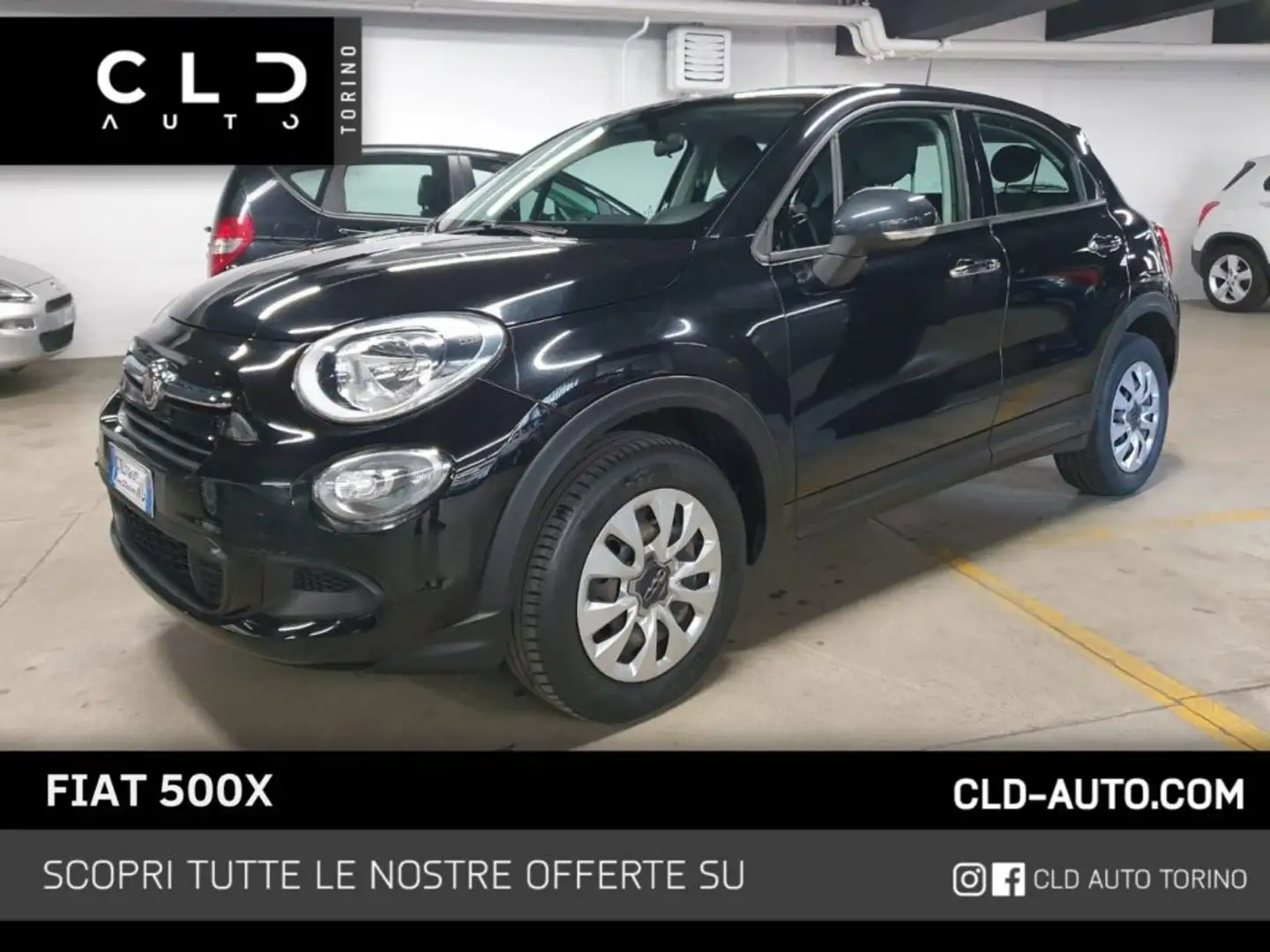 Fiat 500X 1.6 E-Torq 110 CV Pop Star Nero - 1