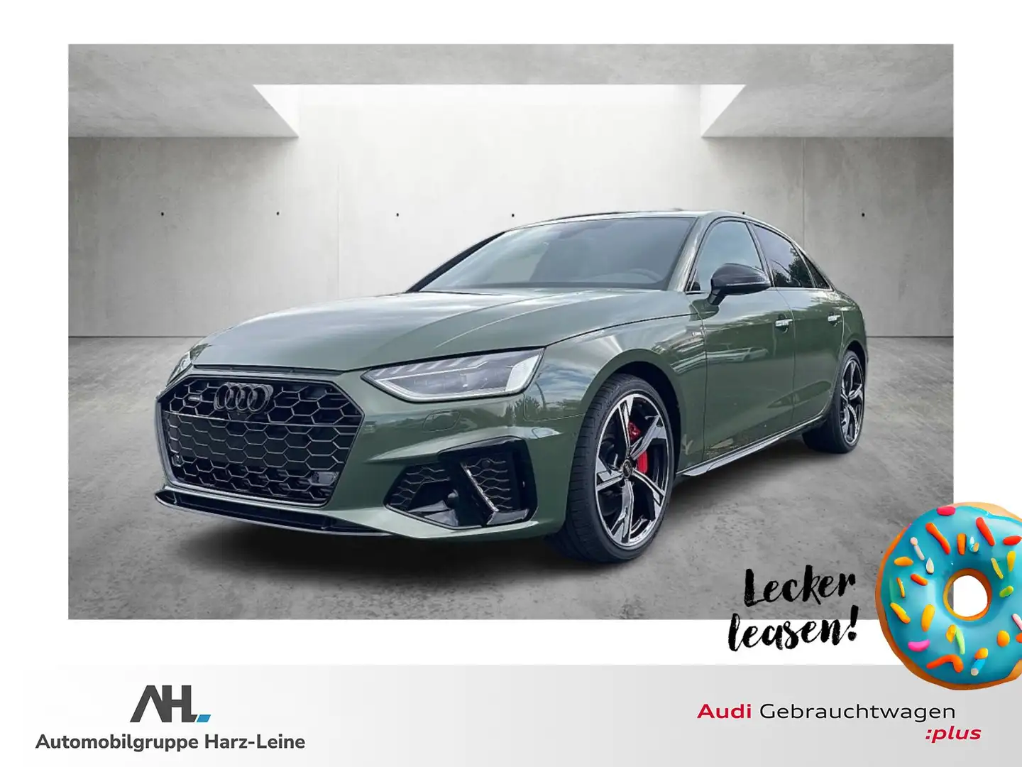 Audi A4 Limousine S line 45 TFSI quattro, S line, Schiebed Grün - 1